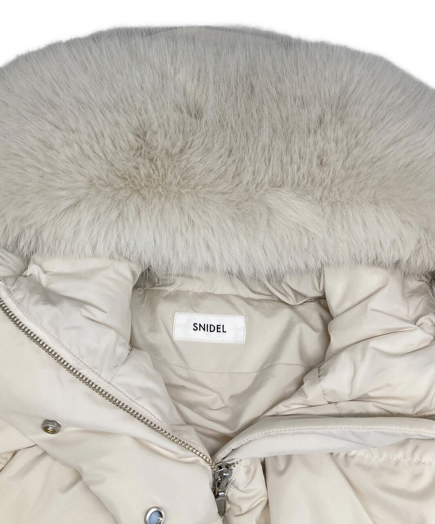 中古・古着通販】Snidel (スナイデル) 西川フードファーミドルダウン