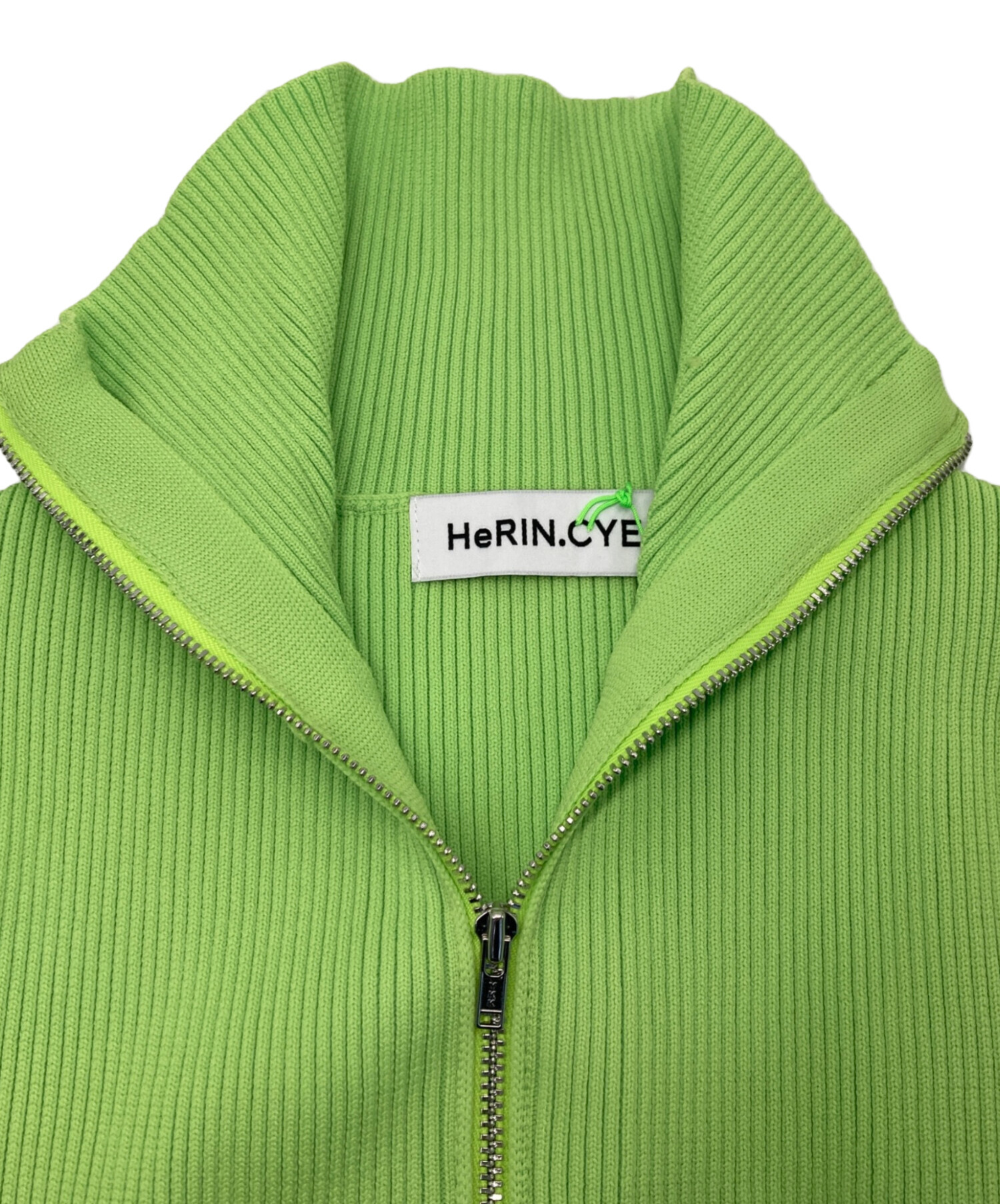 中古・古着通販】HeRIN.CYE (ヘリンドットサイ) Zip up knit tops