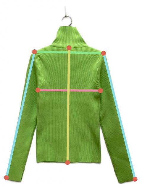 新品未使用 HeRIN.CYE ボリュームケープ 即完売 中古・古着通販】HeRIN.CYE (ヘリンドットサイ) Zip up knit tops