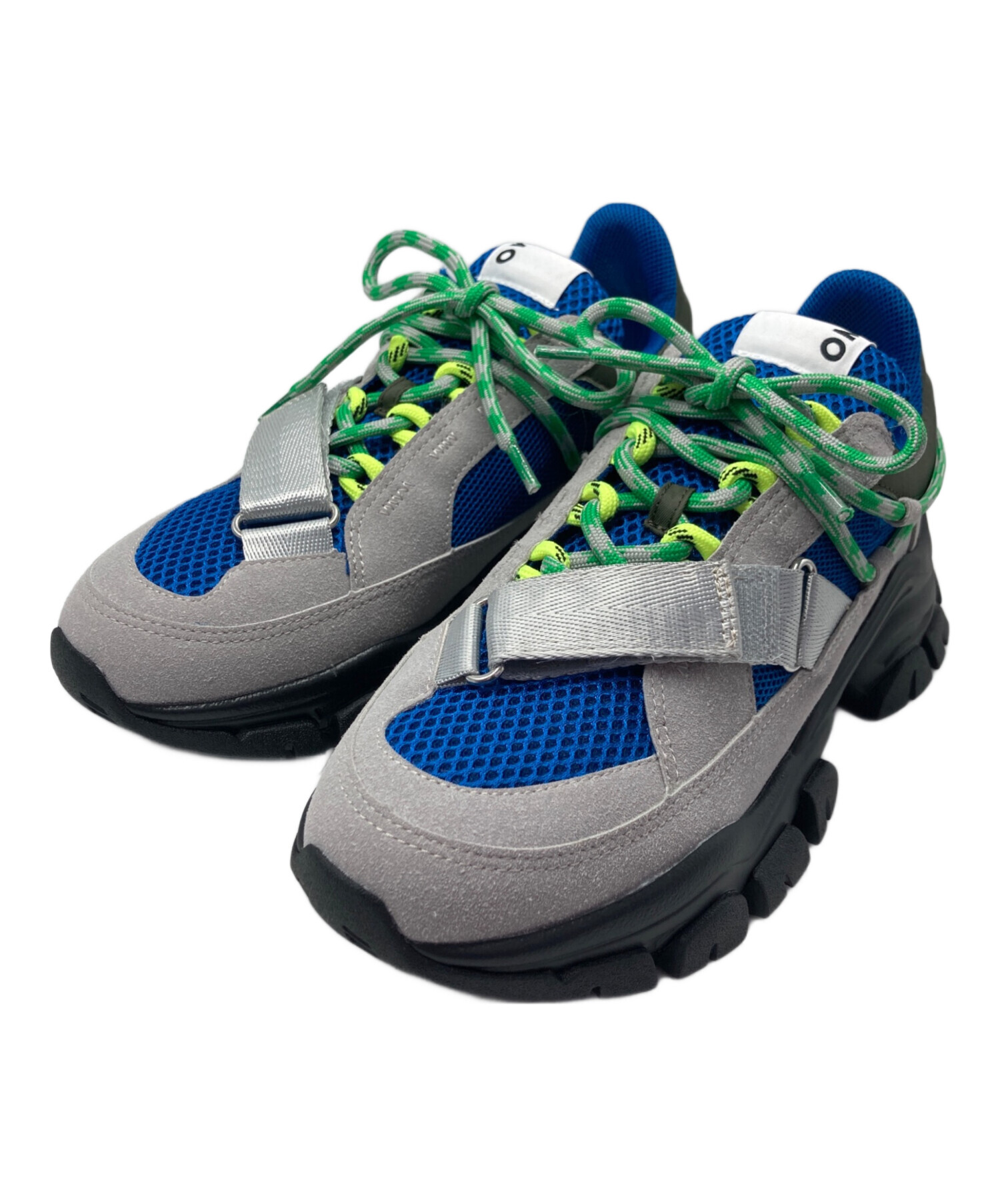 中古・古着通販】OMMO (オーエムエムオー) TWIST LACE BELTED SNEAKERS