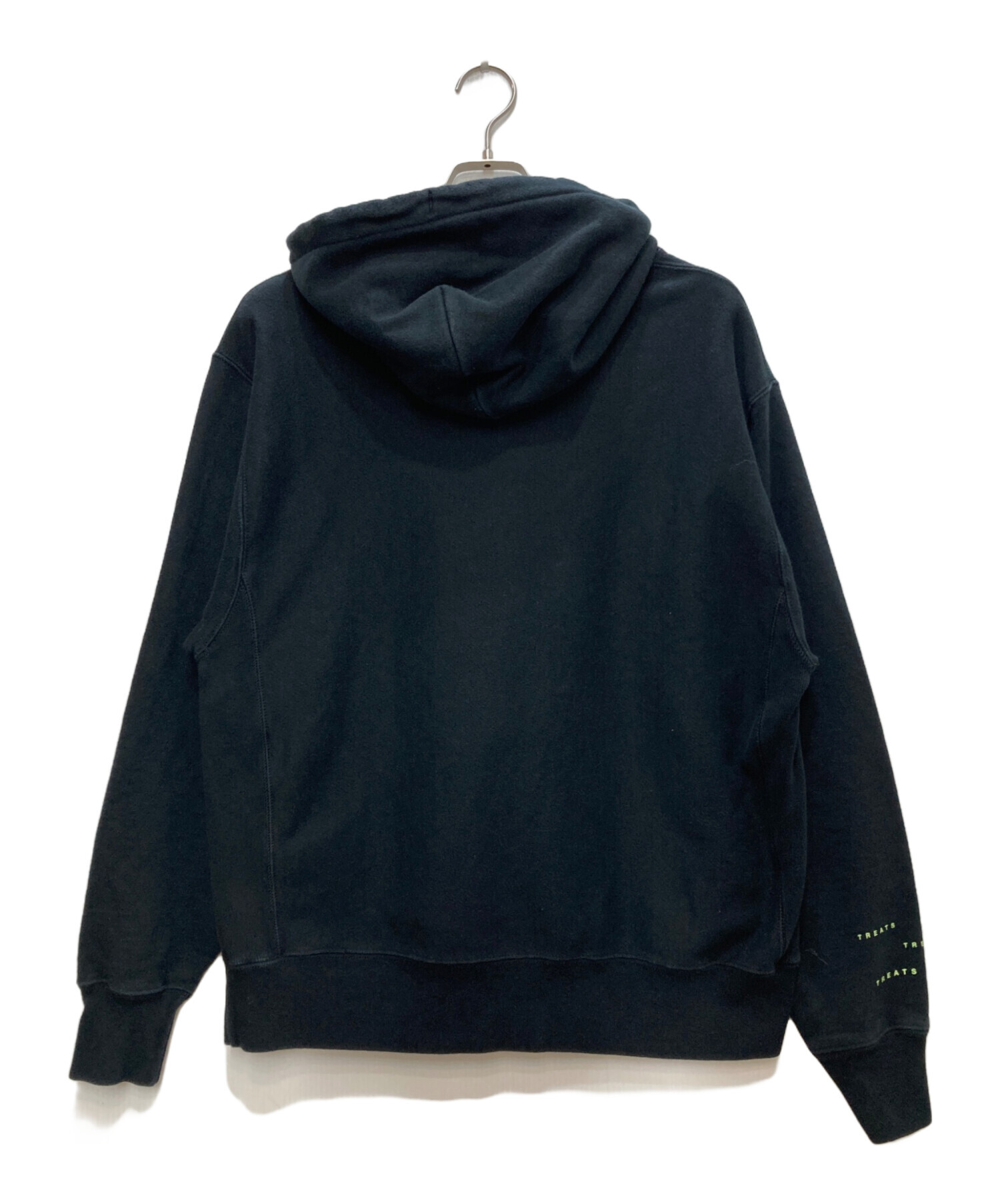 中古・古着通販】KITH (キス) ロゴフーディー ブラック サイズ:L 