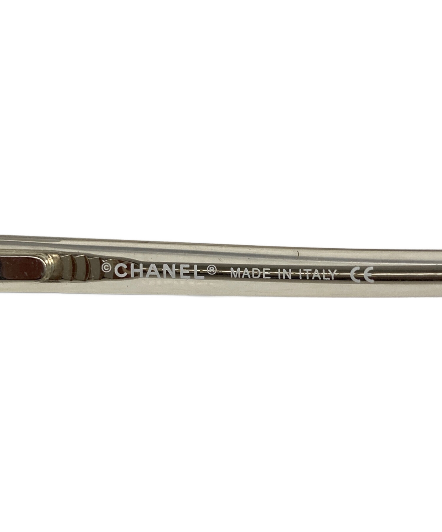 中古・古着通販】CHANEL (シャネル) ココマークリムレス眼鏡 シルバー