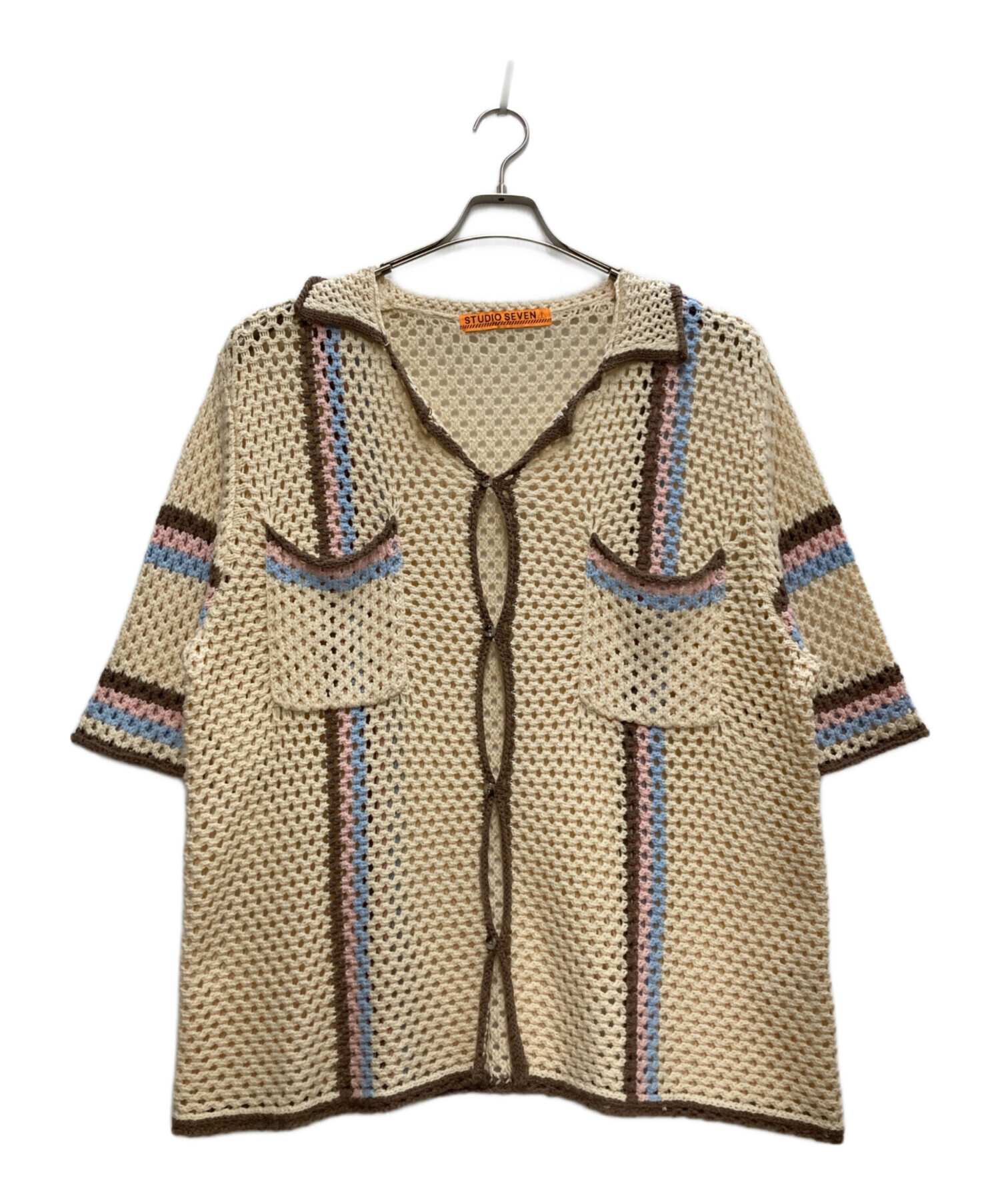 SENSI STUDIO (センシスタジオ) OVERSIZED BF SHIRT 23050570003330 ベージュ S Bej Erkek Oversıze Kısa Kollu Tişört 3095757 | DeFacto