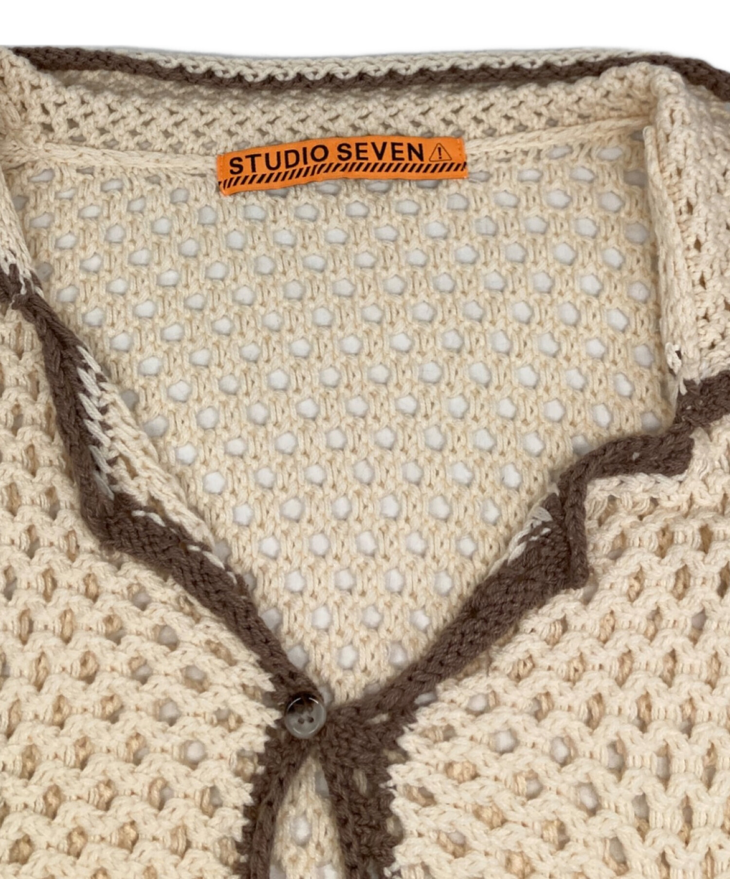中古・古着通販】STUDIO SEVEN (スタジオセブン) Cotton Crochet Shir