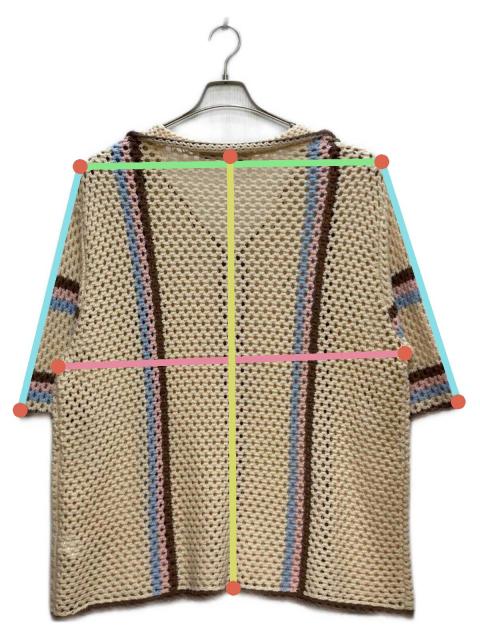 中古・古着通販】STUDIO SEVEN (スタジオセブン) Cotton Crochet Shir