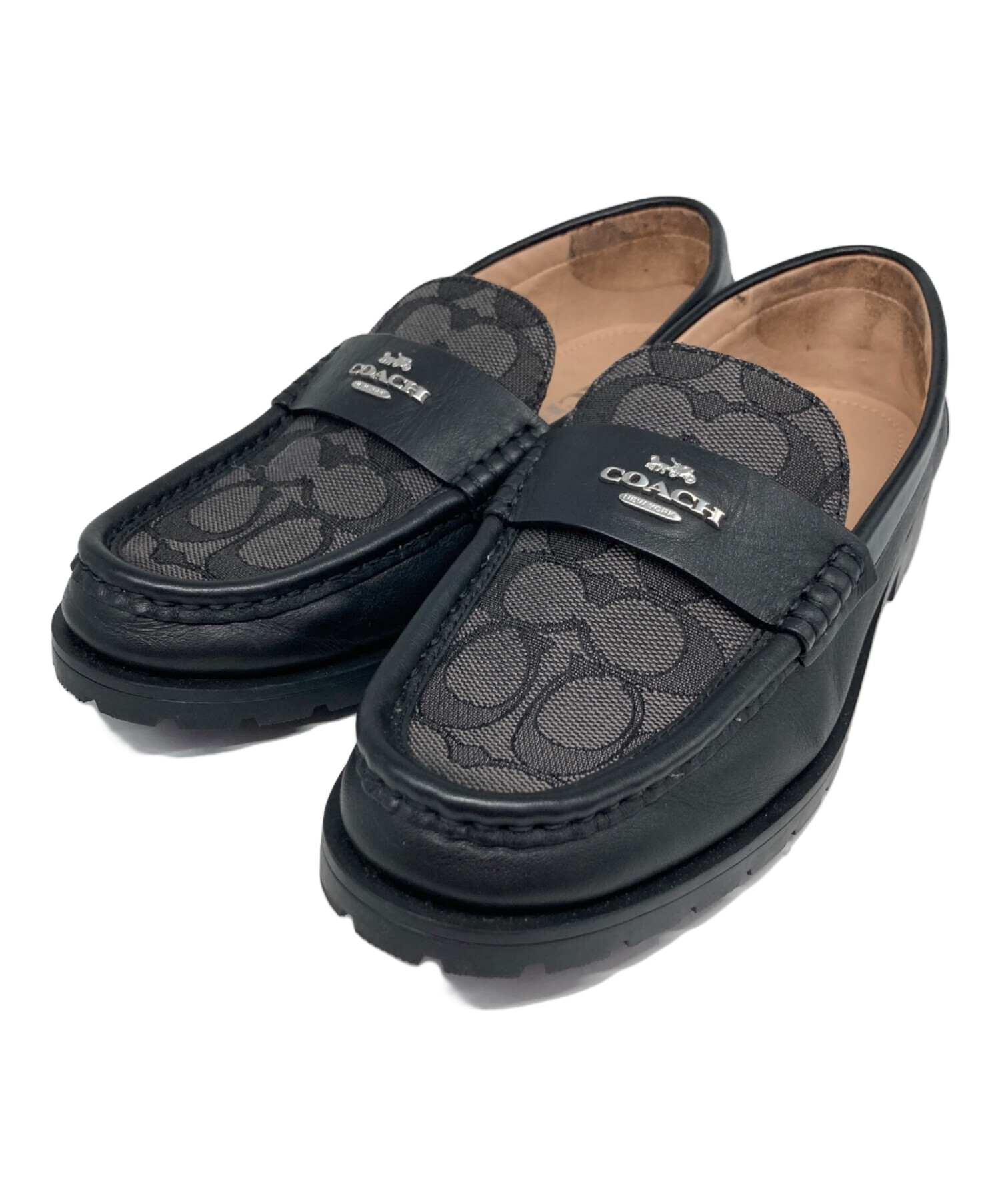 中古・古着通販】COACH (コーチ) ジャニー ローファー・シグネチャー