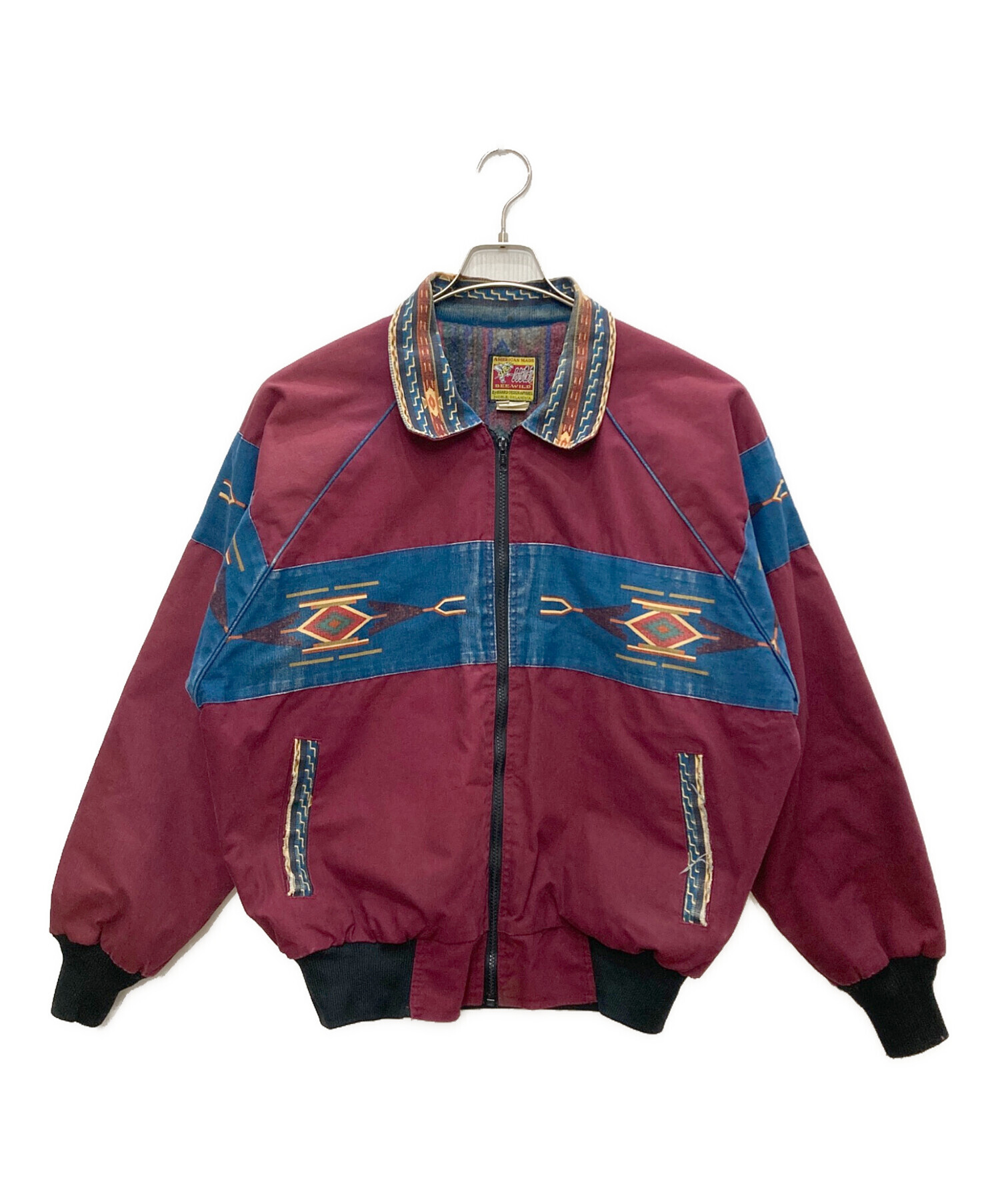 中古・古着通販】BEE-WILD (ビー ワイルド) ネイティブ柄ジップ