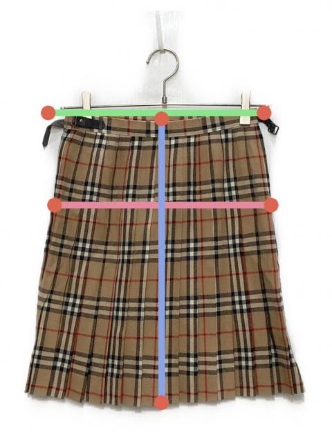 中古・古着通販】Burberry's (バーバリー) ノバチェック プリーツミニ