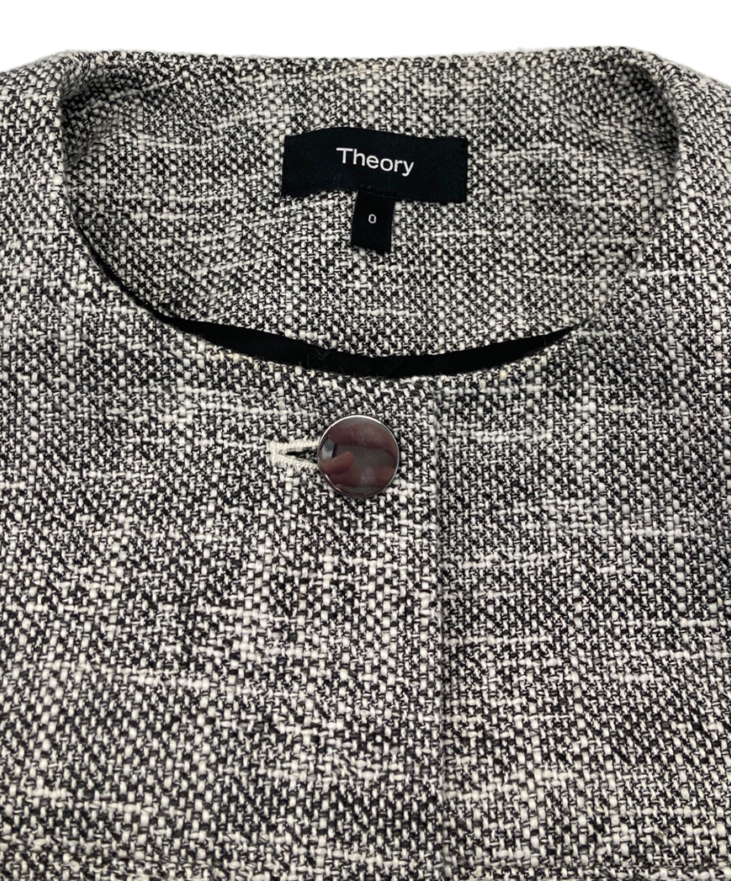 中古・古着通販】theory (セオリー) ツイードジャケット グレー