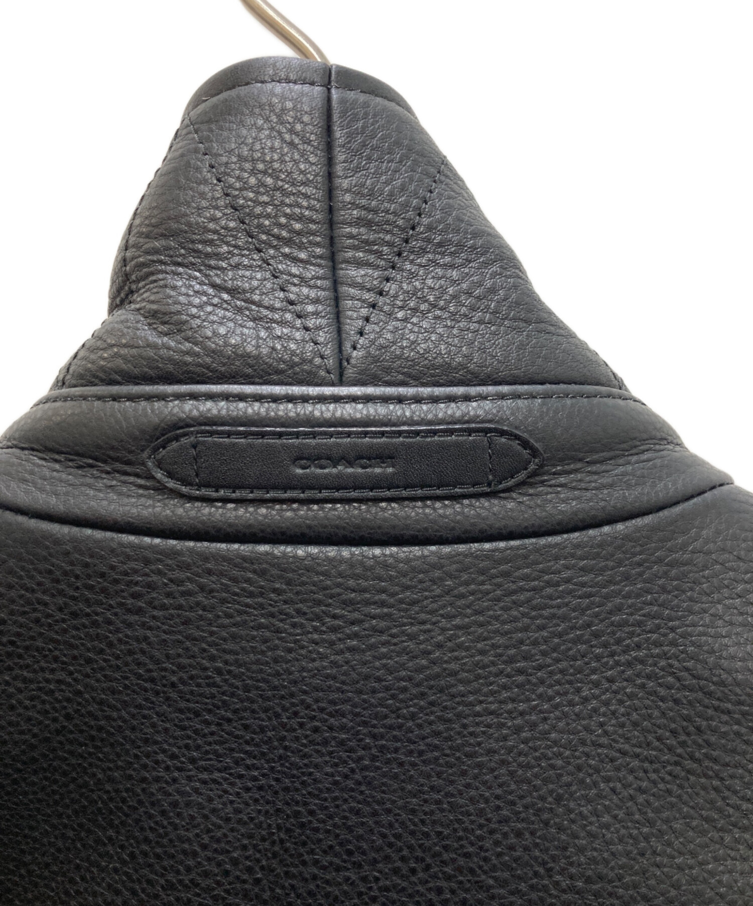 中古・古着通販】COACH (コーチ) ダブルライダースジャケット ブラック