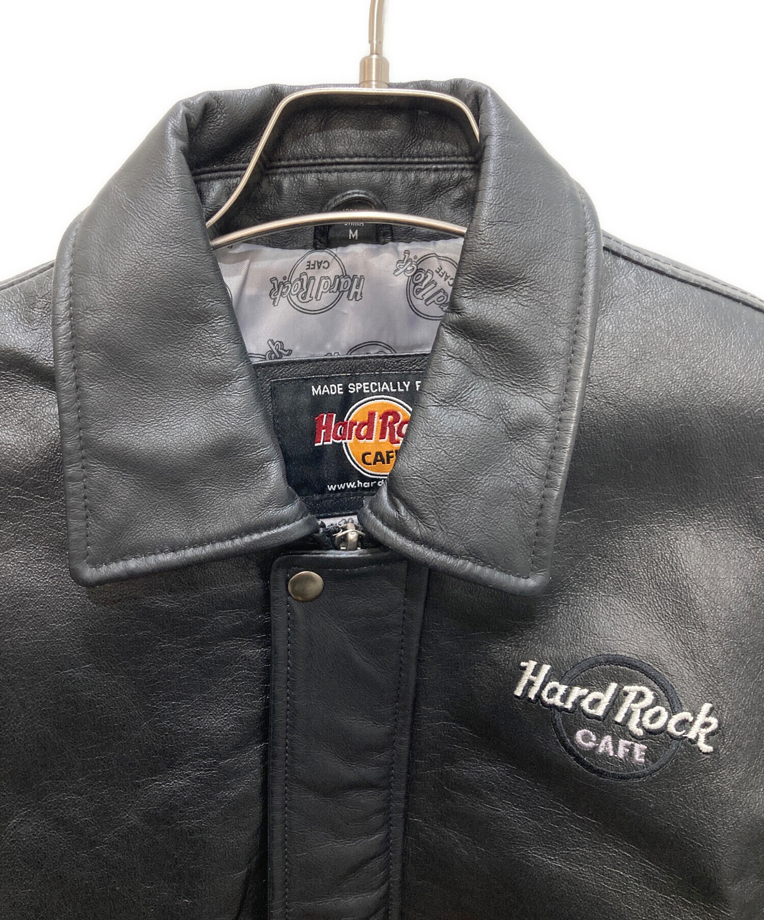 80sHard Rock Cafe レザージャケット 横浜 中古・古着通販】Hard Rock cafe (ハードロックカフェ) レザー