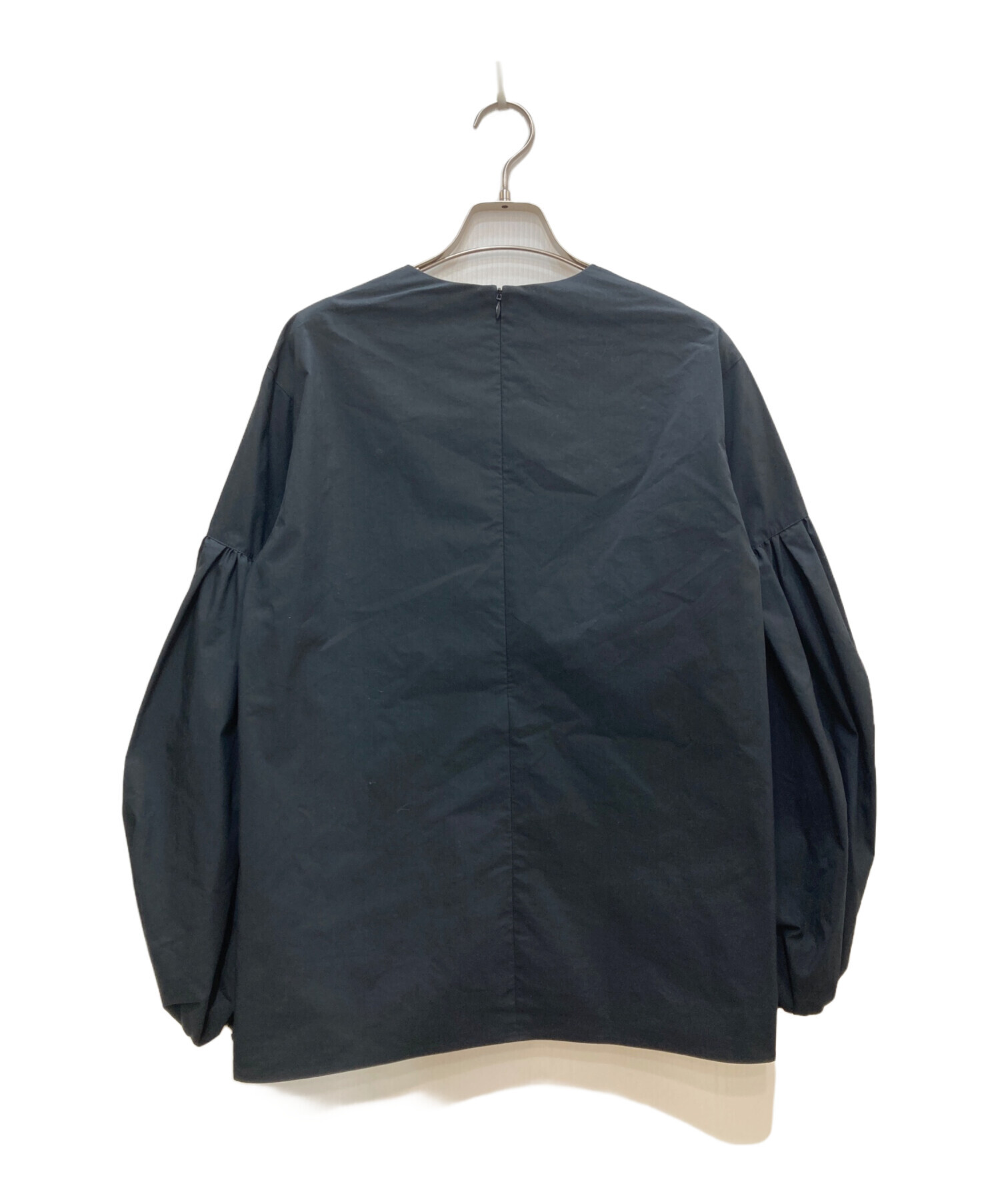 中古・古着通販】CELERI (セルリ) パフスリーブブラウス ブラック