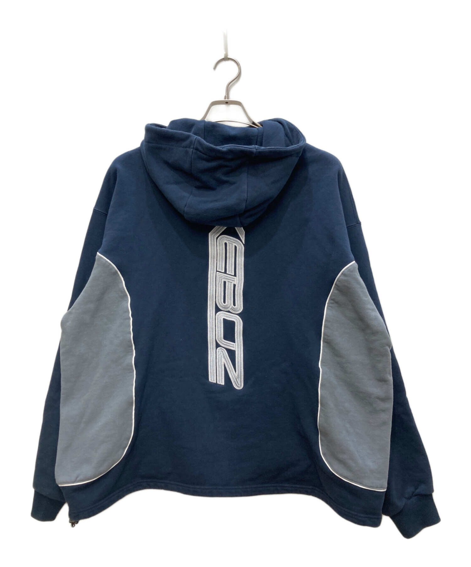 中古・古着通販】KEBOZ (ケボズ) ハーフジップスウェット ネイビー