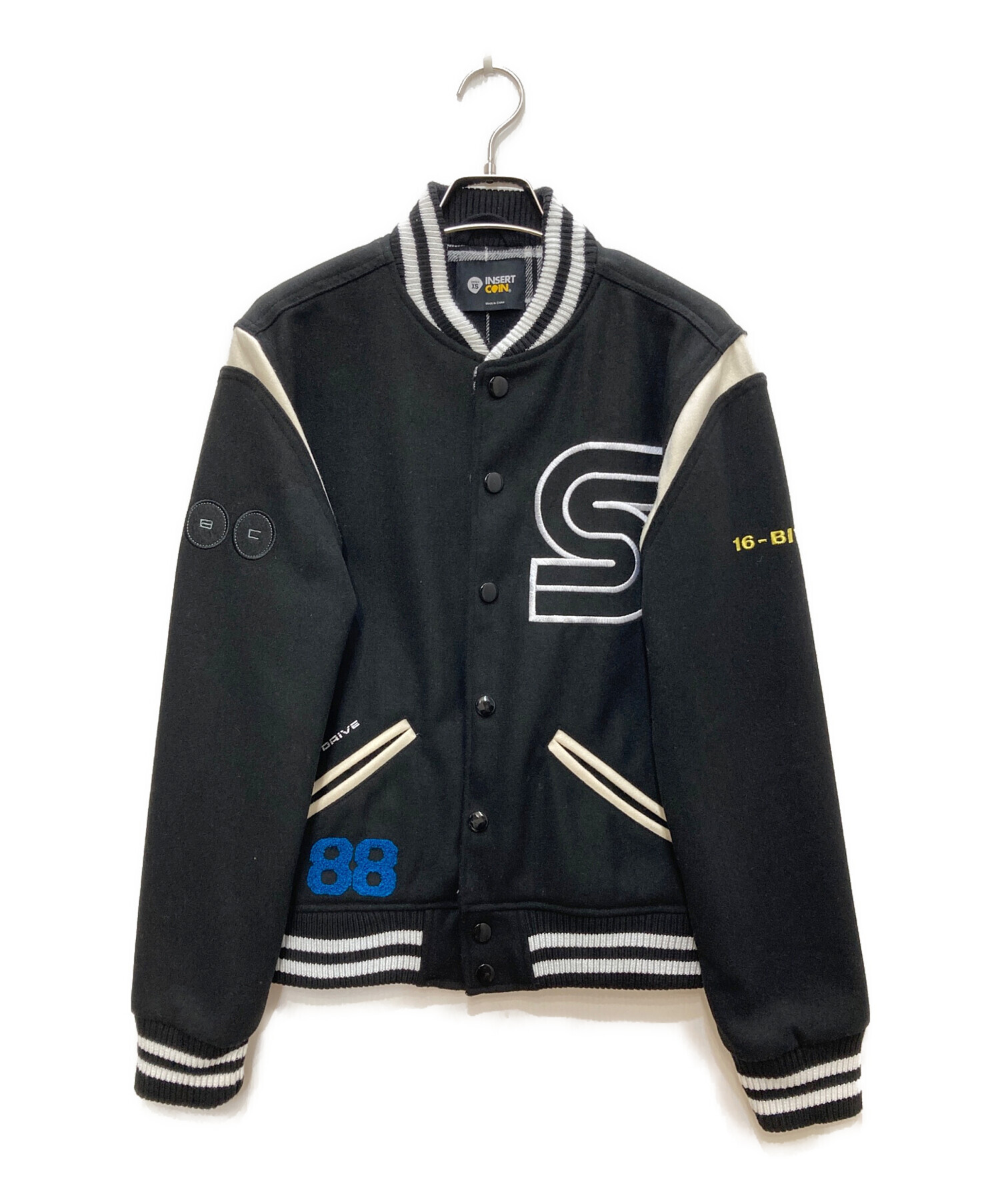 古着　150th TRANS CO スタジャン 黒 中古・古着通販】insert coin (インサート コイン) スタジャン