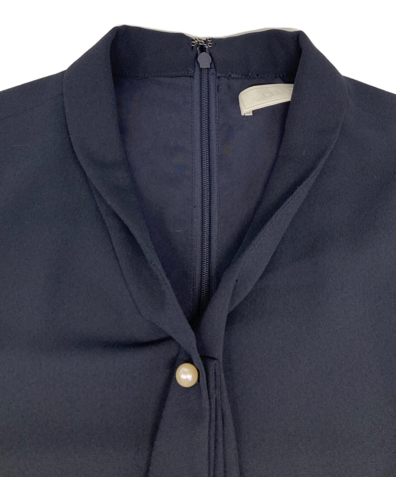 中古・古着通販】CELFORD (セルフォード) ボータイプリーツワンピース