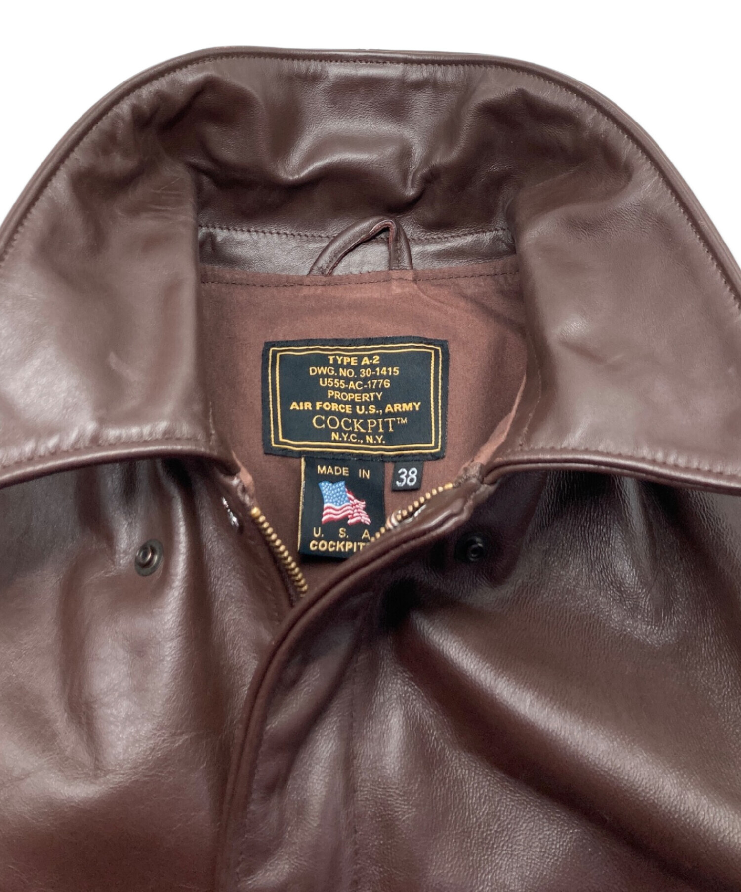 中古・古着通販】COCKPIT (コックピット) Hordehide A-2 Jacket/ホース 