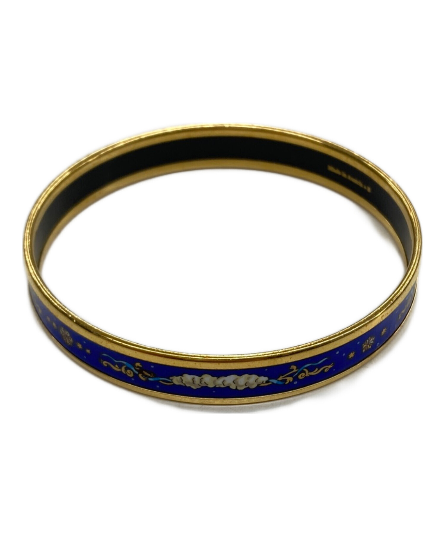 中古・古着通販】HERMES (エルメス) エマイユバングル ブルー