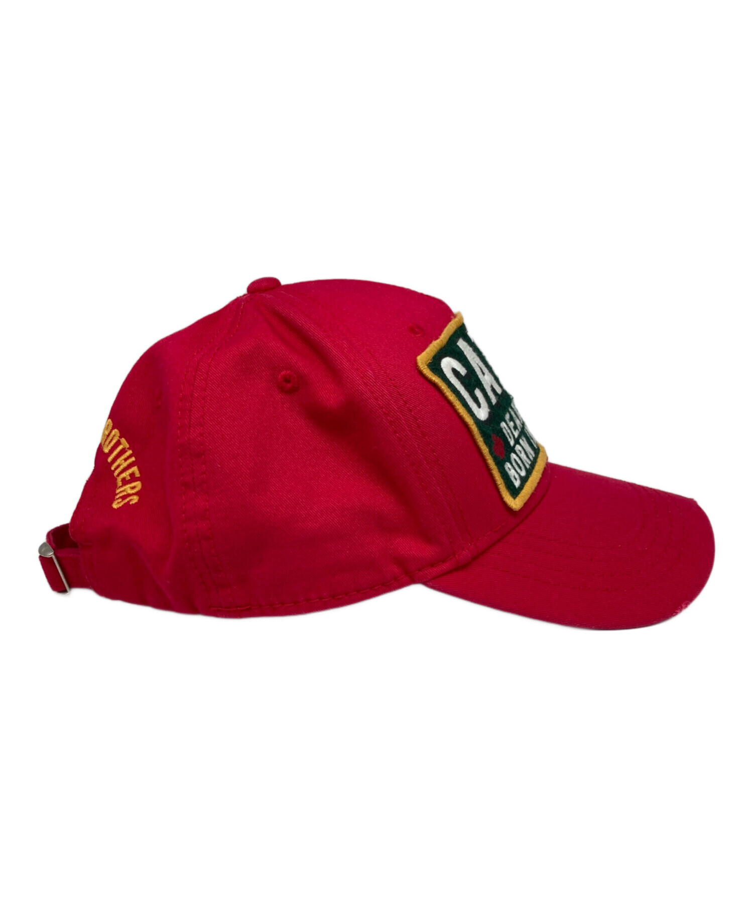 中古・古着通販】DSQUARED2 (ディースクエアード) ロゴキャップ レッド 