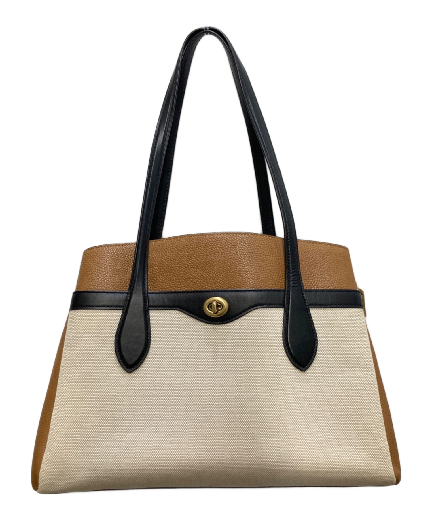 中古・古着通販】COACH (コーチ) キャンバス ローラ キャリーオール 