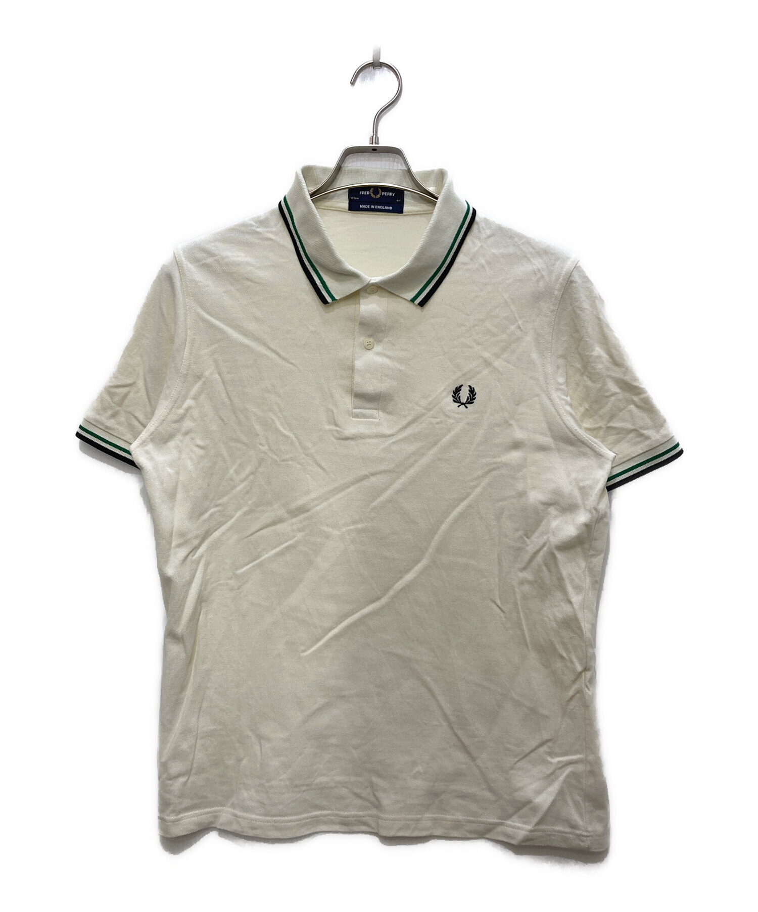 中古・古着通販】FRED PERRY (フレッドペリー) ポロシャツ ホワイト