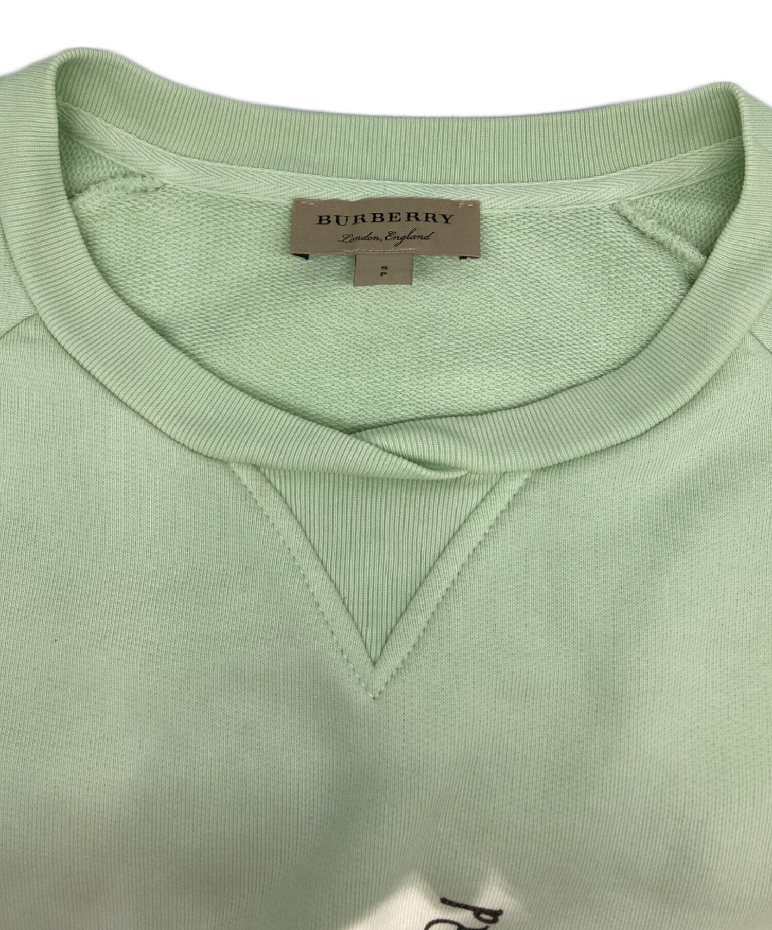中古・古着通販】BURBERRY (バーバリー) 半袖スウェット グリーン