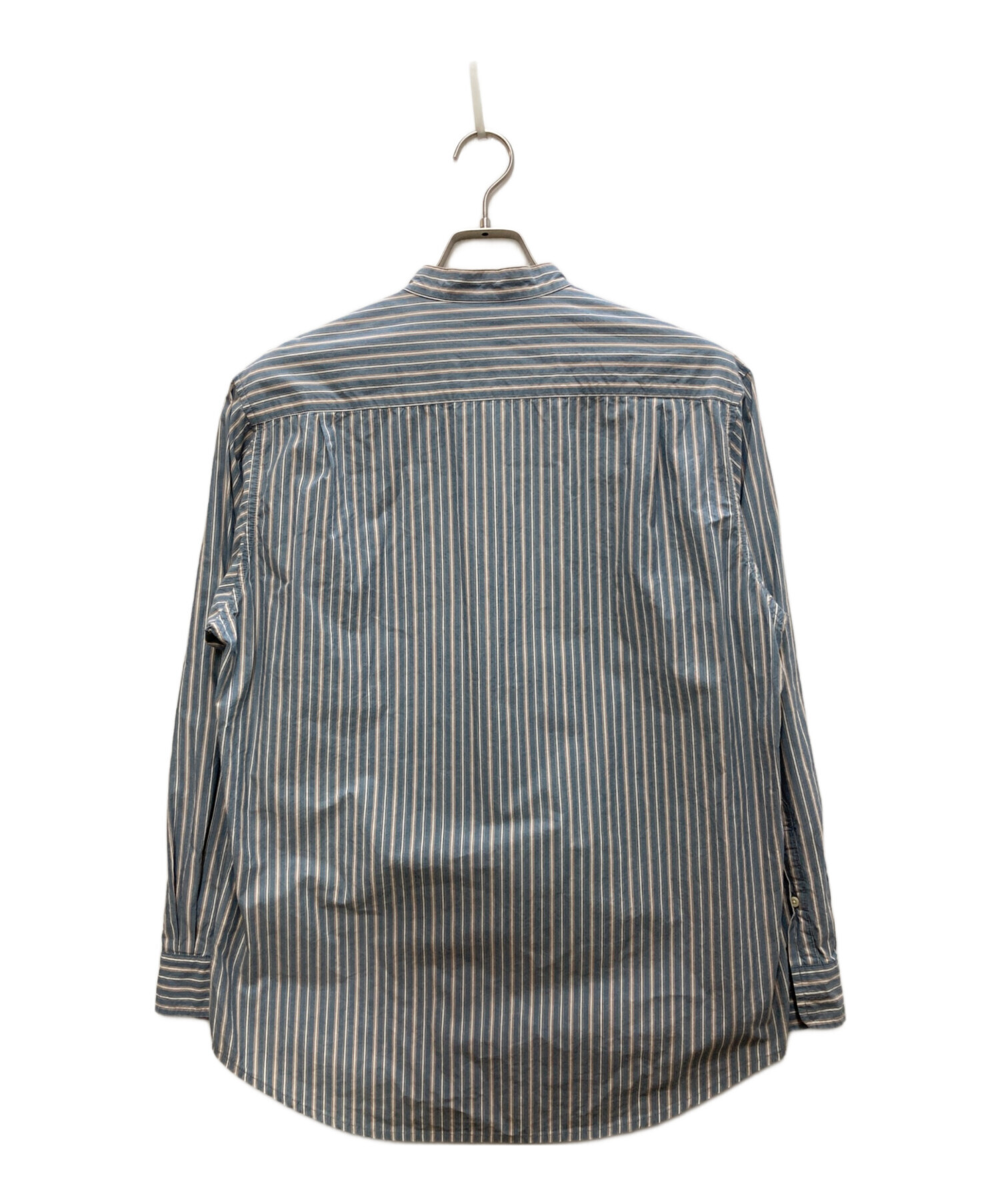 Johnleeknb出品 中古・古着通販】Johnbull (ジョンブル) バンドカラーストライプシャツ