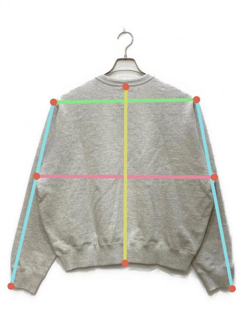 中古・古着通販】KEBOZ (ケボズ) クルーネックスウェット グレー