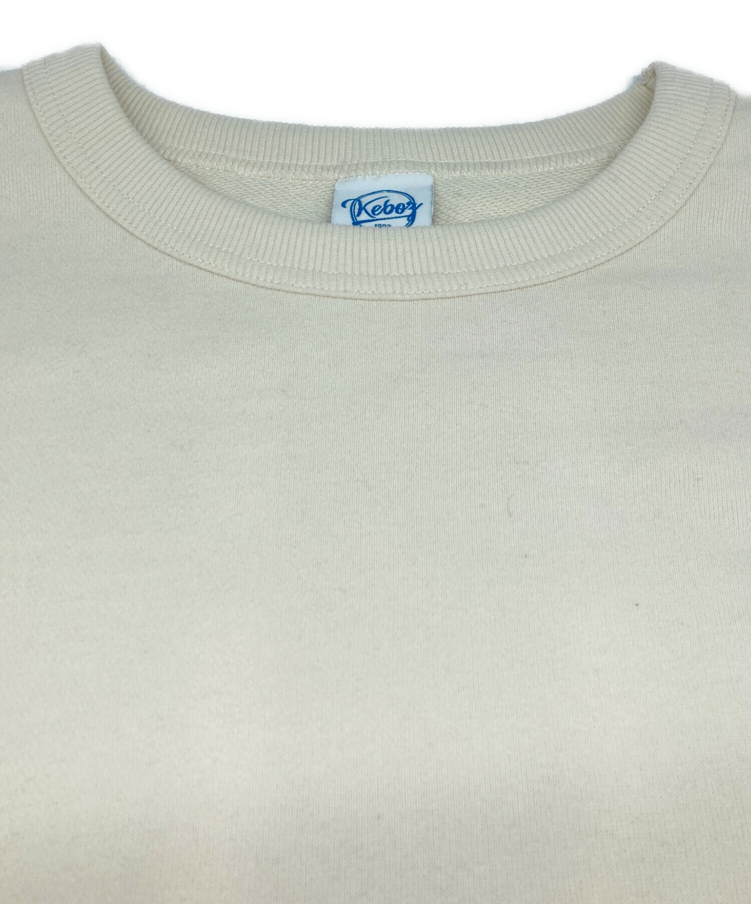 中古・古着通販】KEBOZ (ケボズ) バイカラースウェット ホワイト 