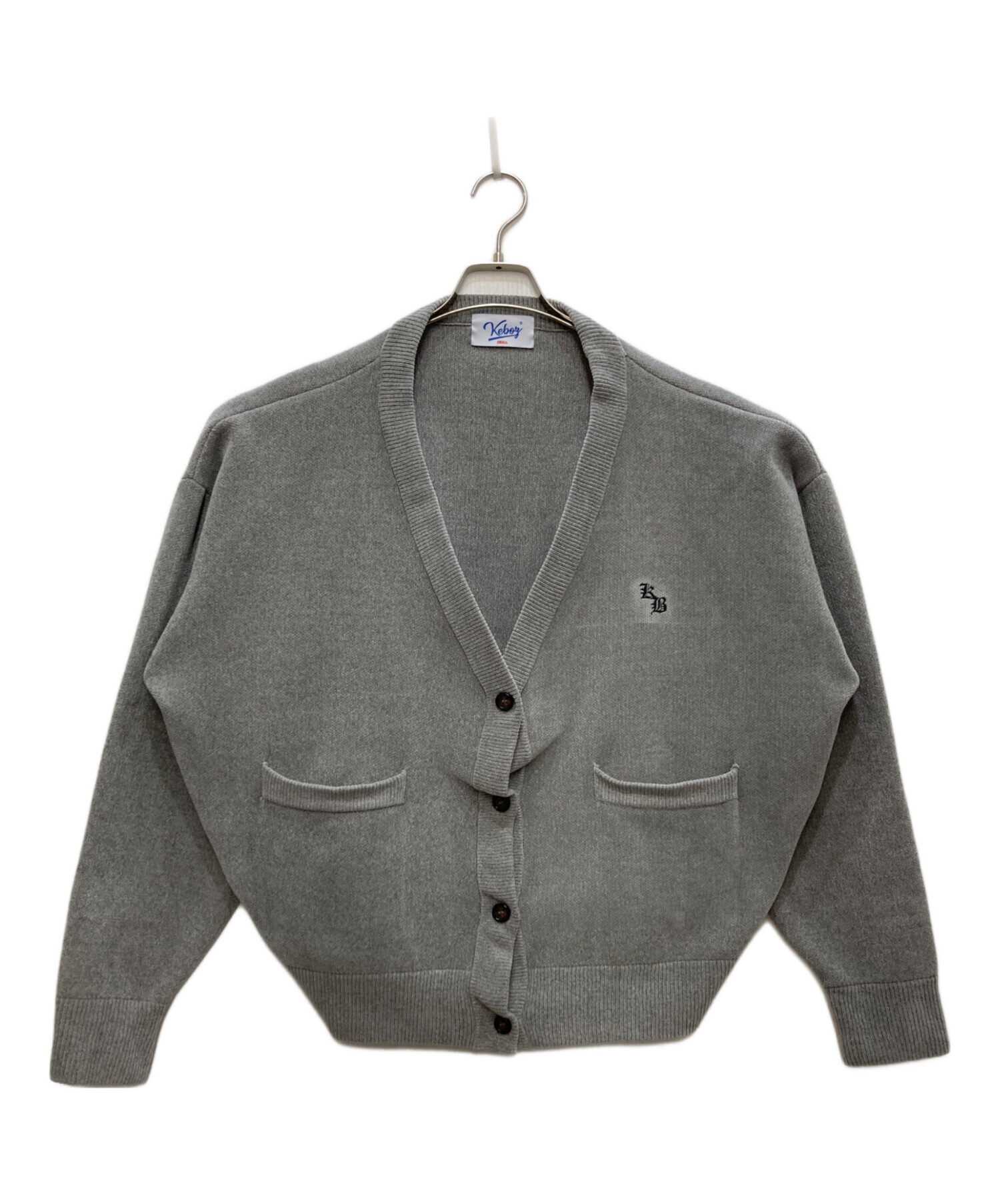 中古・古着通販】KEBOZ (ケボズ) ニットカーディガン グレー サイズ