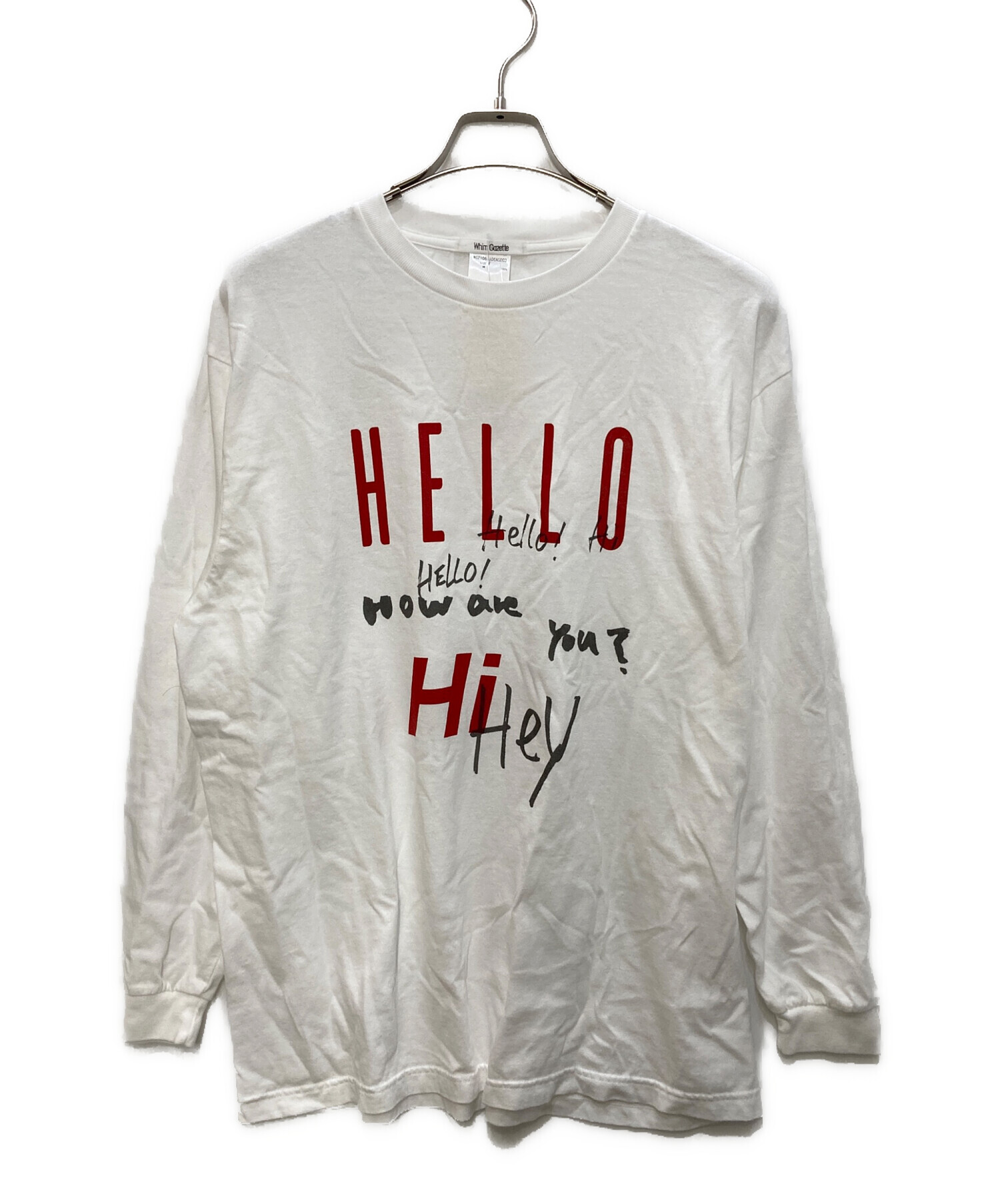 中古・古着通販】Whim Gazette (ウィムガゼット) ロゴロングスリーブT
