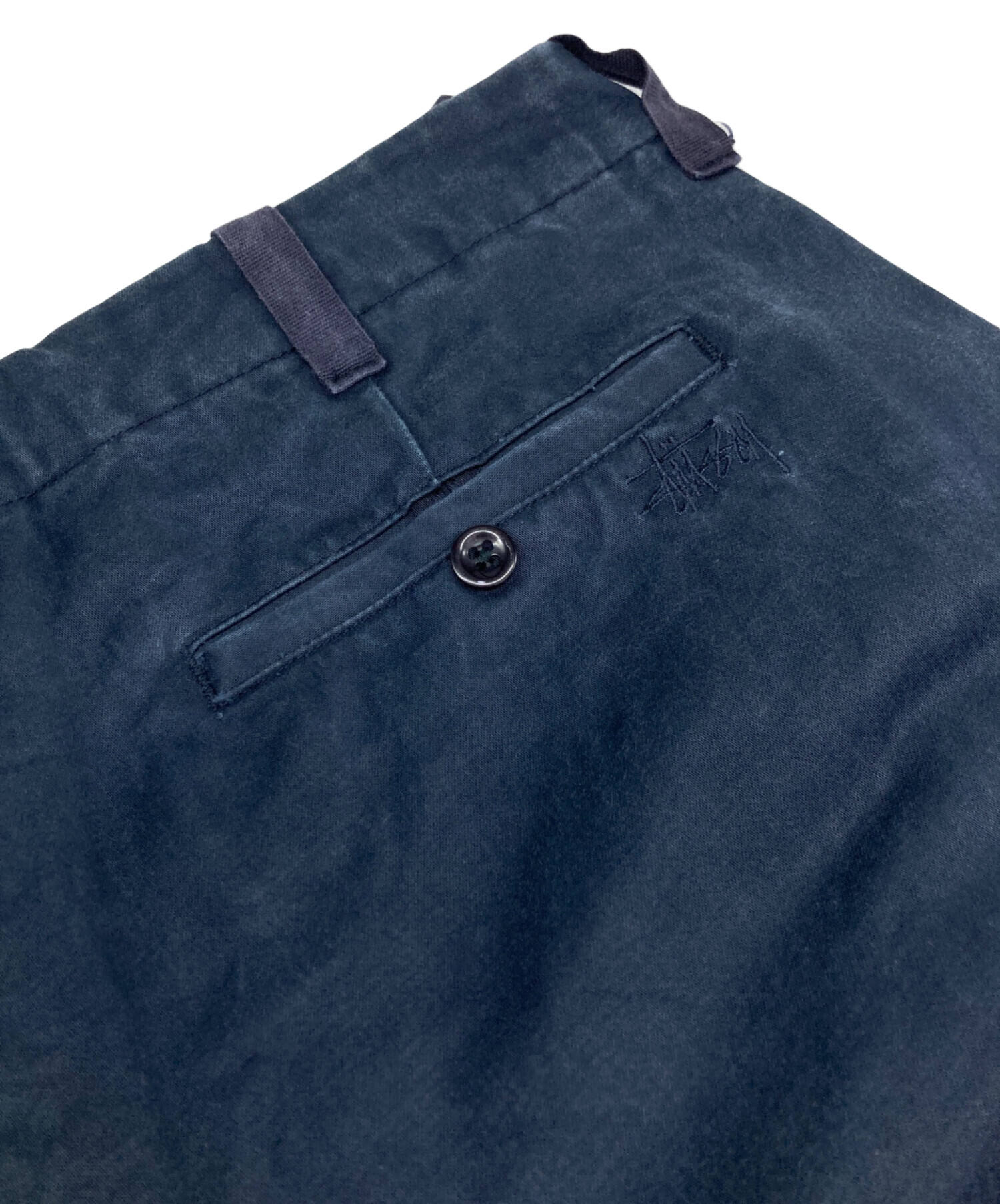 中古・古着通販】stussy (ステューシー) ワイドパンツ ネイビー サイズ