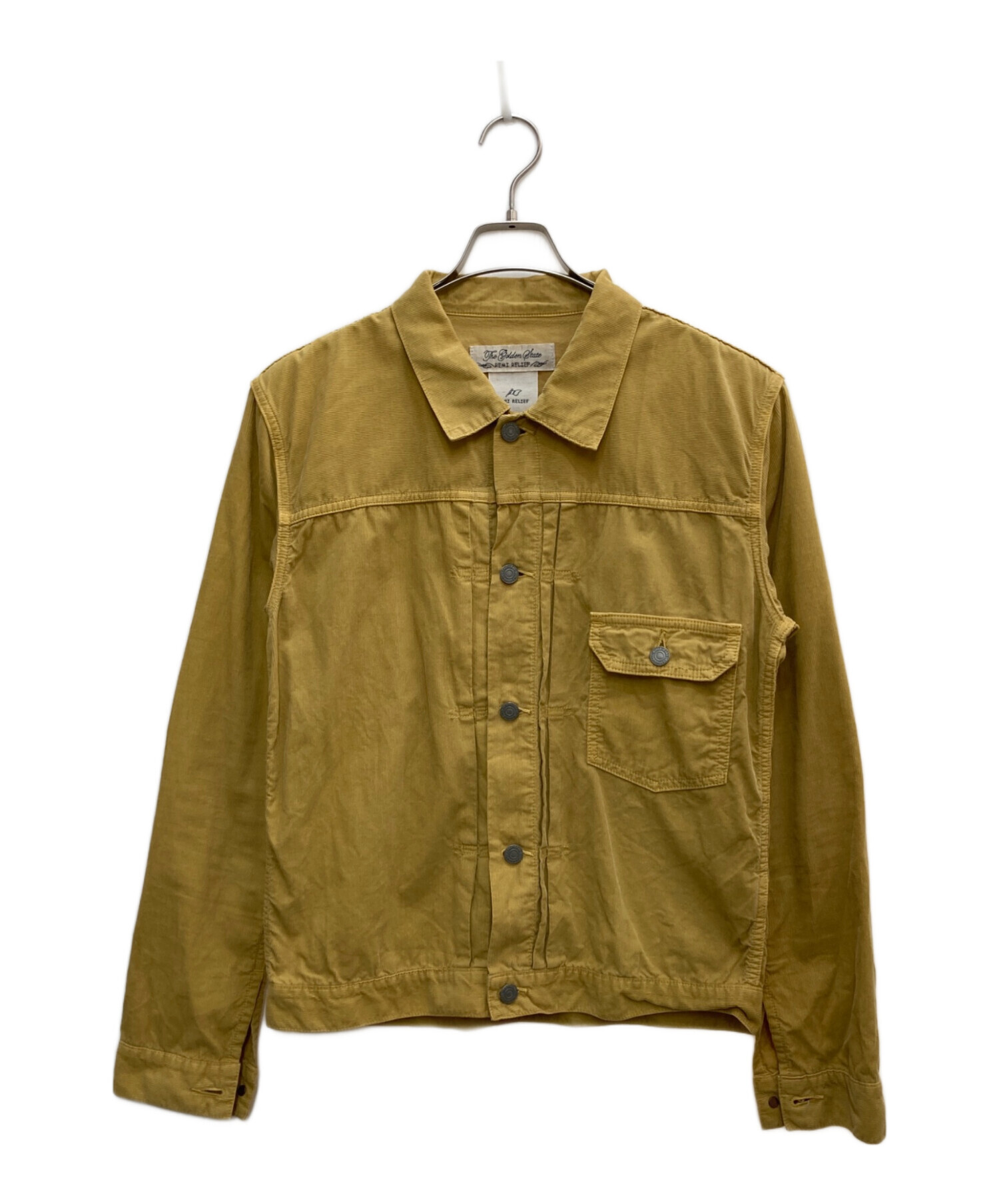 お値下げしました‼️レミレリーフ　コーデュロイ　ジャケット　ベージュ　L 中古・古着通販】REMI RELIEF (レミレリーフ) コーデュロイジャケット