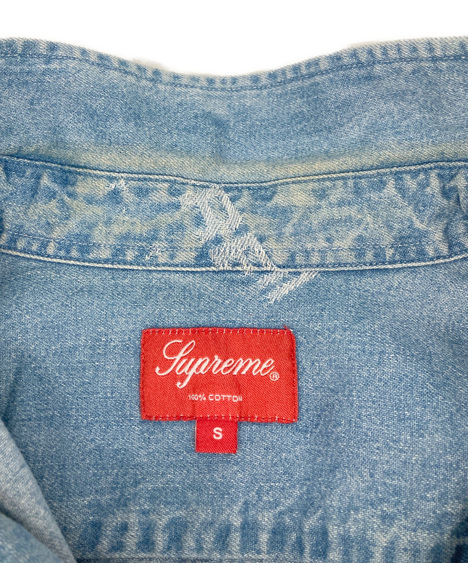 中古・古着通販】Supreme (シュプリーム) Jacquard Denim Shirt