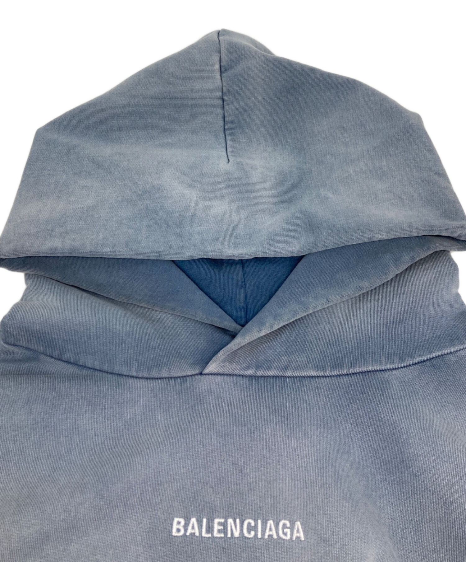 BALENCIAGA プルオーバーパーカー ヴィンテージ Mサイズ 中古・古着通販】BALENCIAGA (バレンシアガ) BACK HOODIE ロゴプル