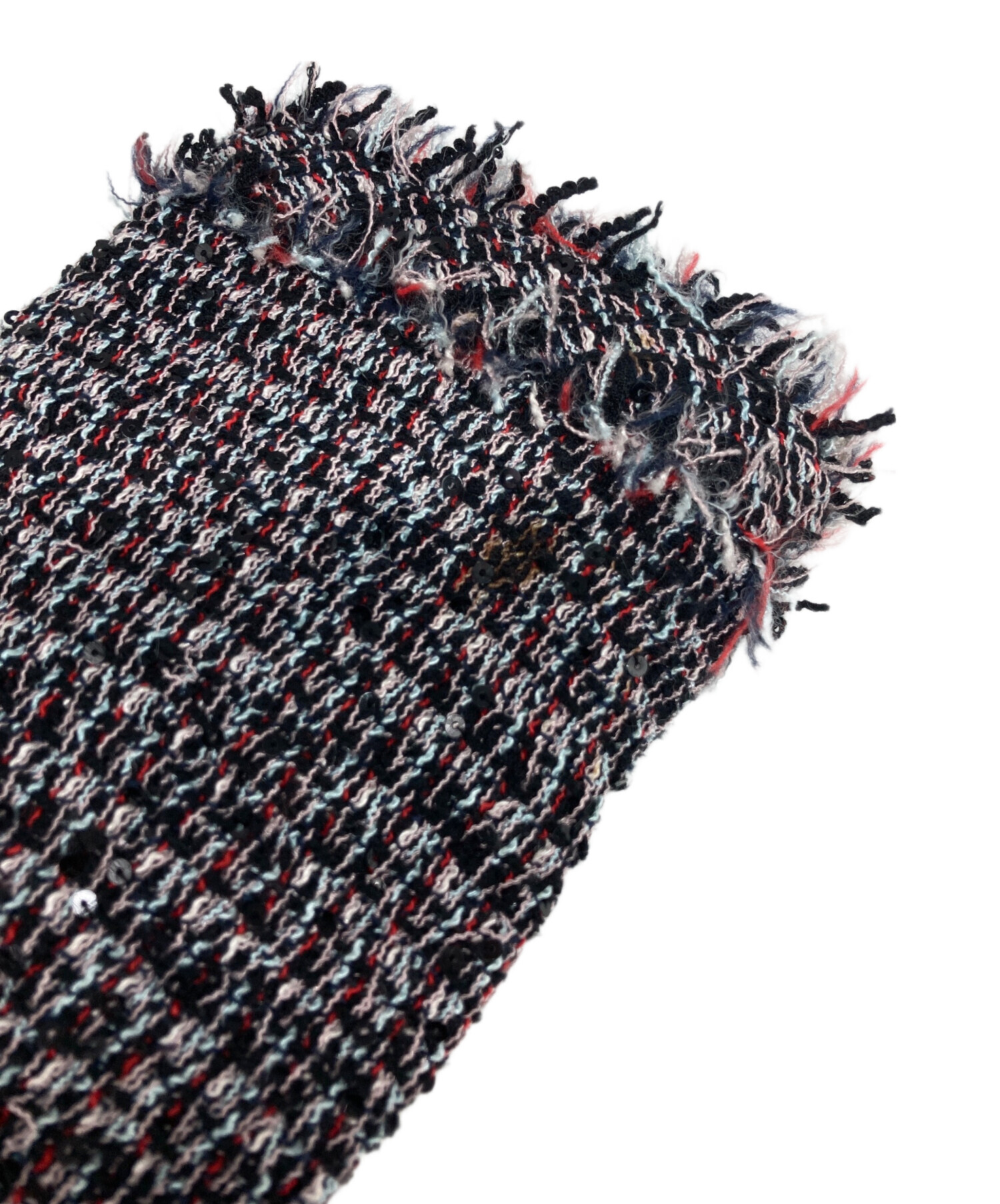 中古・古着通販】CHANEL (シャネル) ノーカラーツイードジャケット