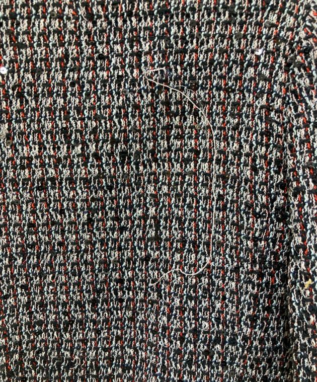中古・古着通販】CHANEL (シャネル) ノーカラーツイードジャケット