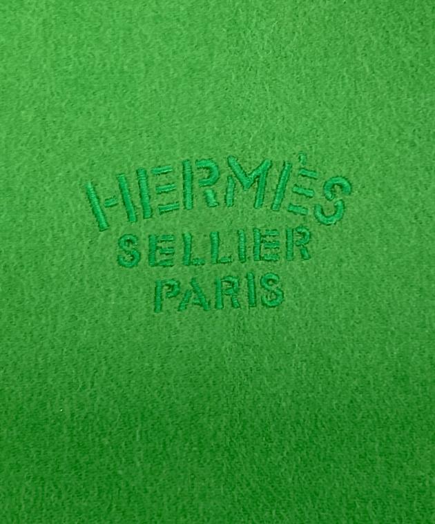 中古・古着通販】HERMES (エルメス) カシミヤマフラー 黄緑｜ブランド