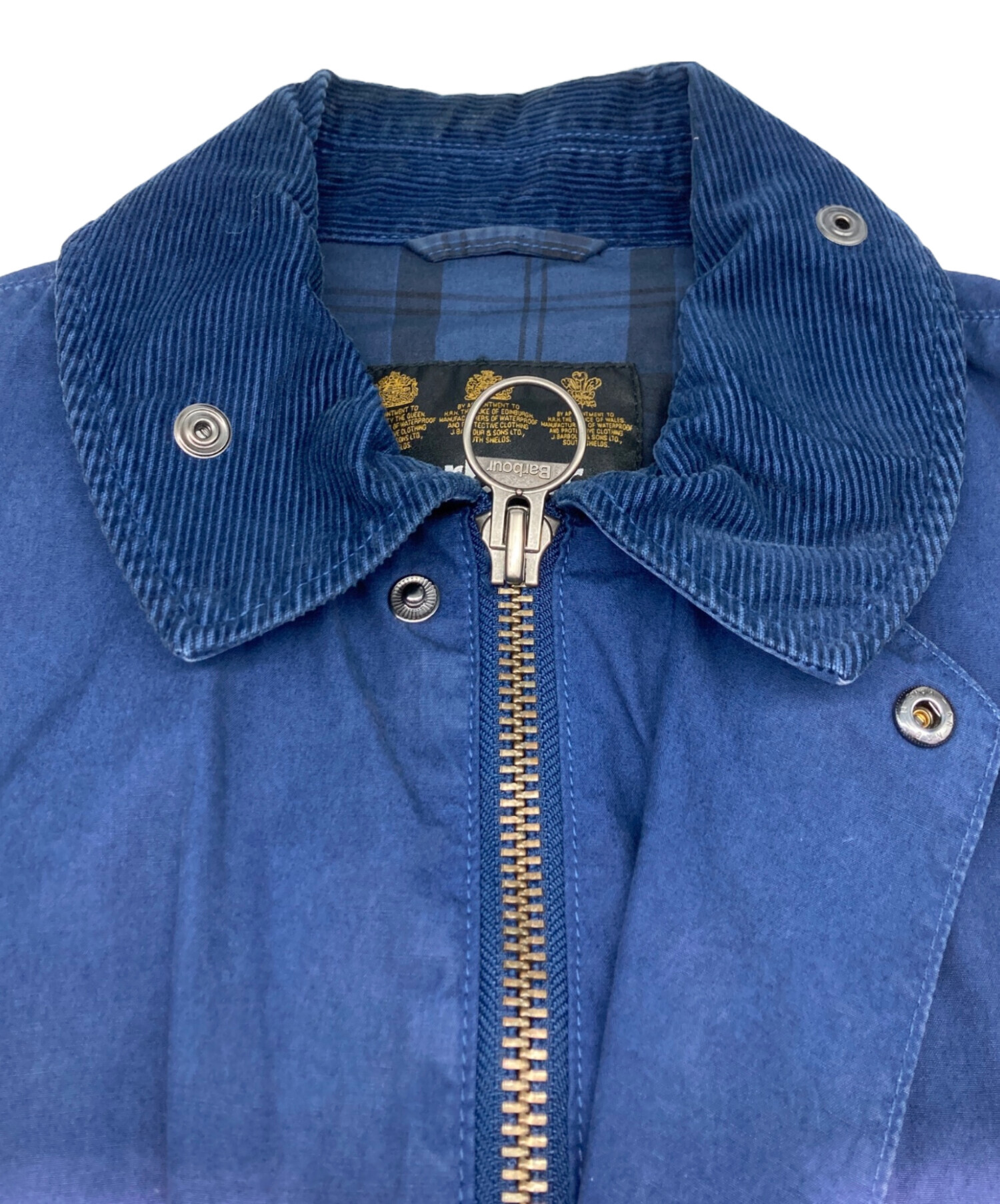 中古・古着通販】Barbour (バブアー) SL OVERDYE BORDER ブルー サイズ
