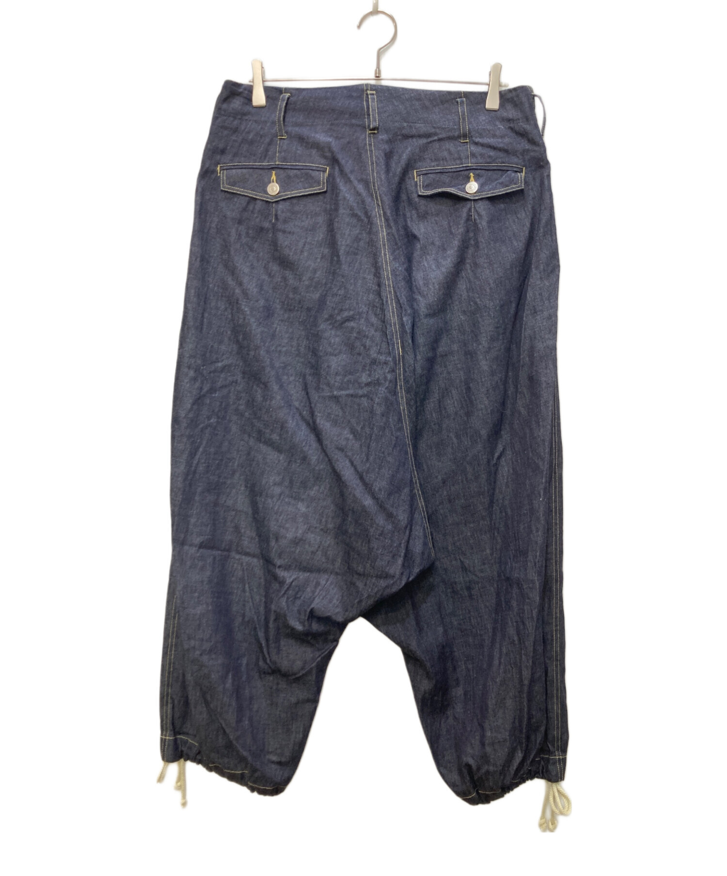 中古・古着通販】GROUND Y (グラウンドワイ) Denim Big sarouel pants