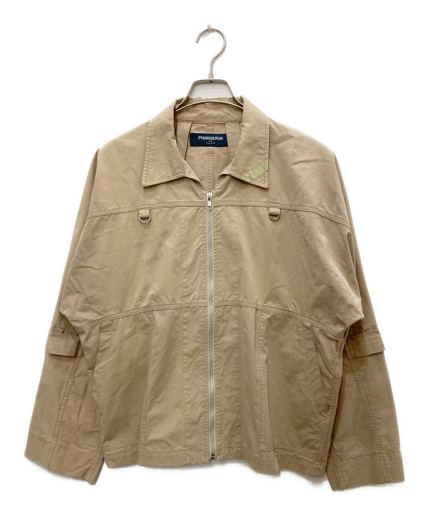 3/8まで PHINGERIN 20/21 aw パッチワークジャケット 中古・古着通販】PHINGERIN (フィンガリン) ジップアップジャケット