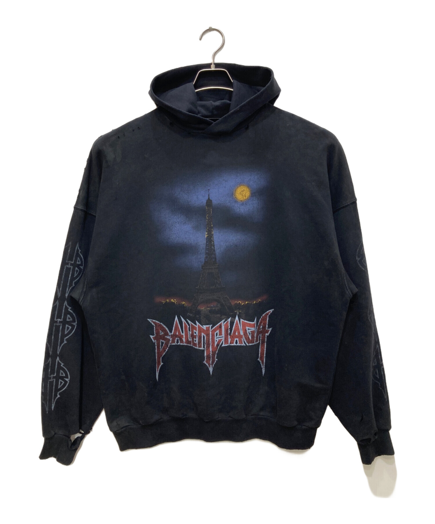 中古・古着通販】BALENCIAGA (バレンシアガ) Paris Moon Hoodie/パリス