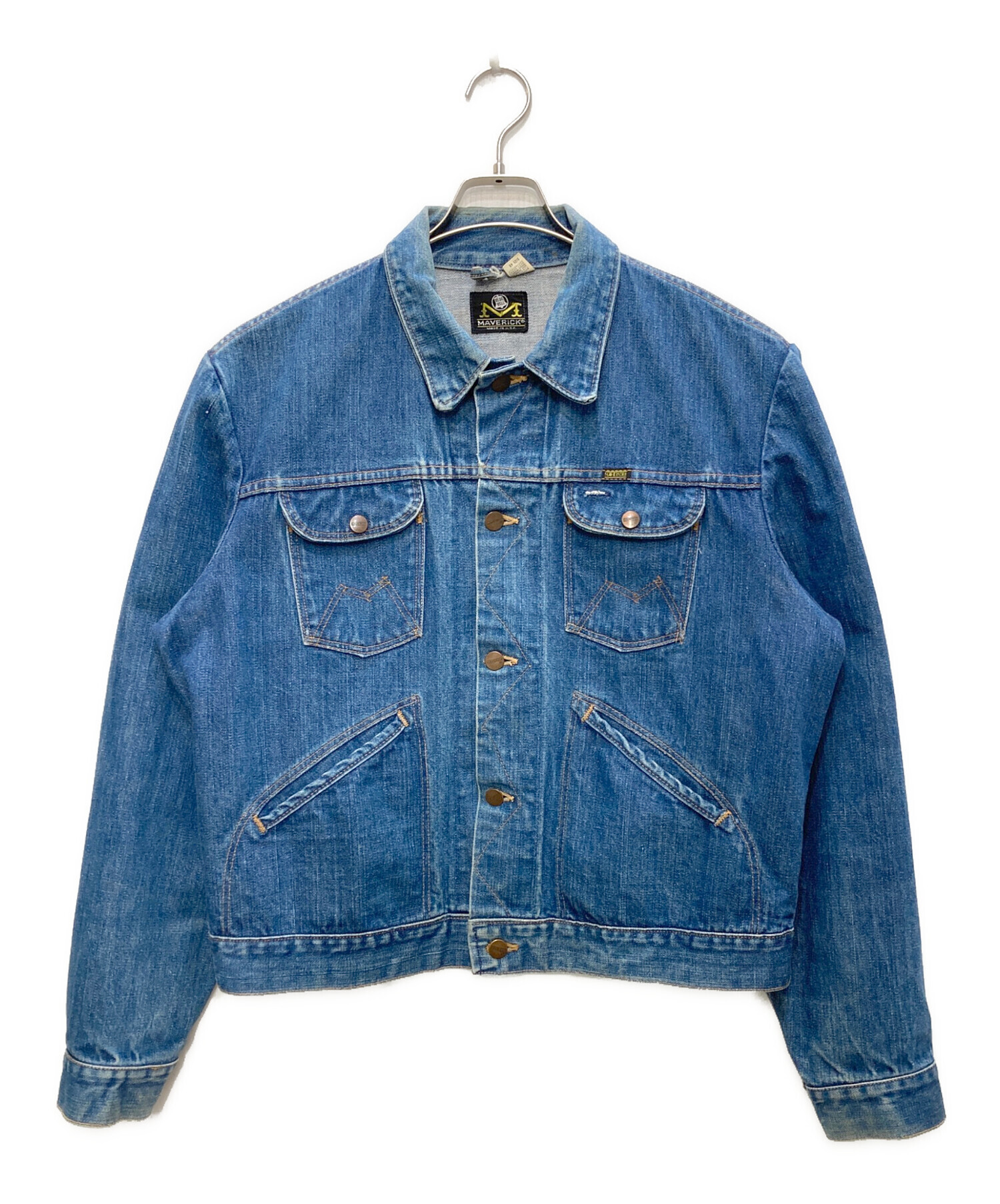 70's MAVERICK マーベリック 3J03MJ デニムジャケット 46 中古・古着通販】MAVERICK (マーベリック) 3J03MJデニムジャケット