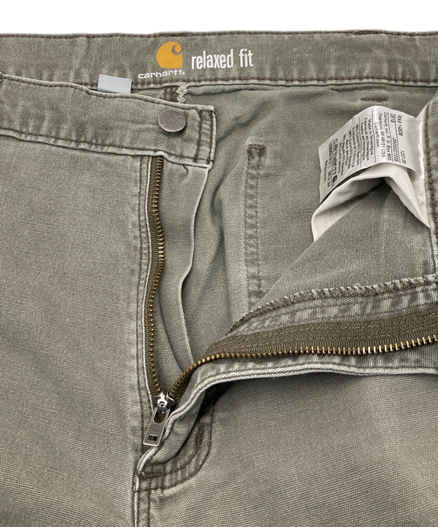 中古・古着通販】CarHartt (カーハート) ダブルニーパンツ カーキ