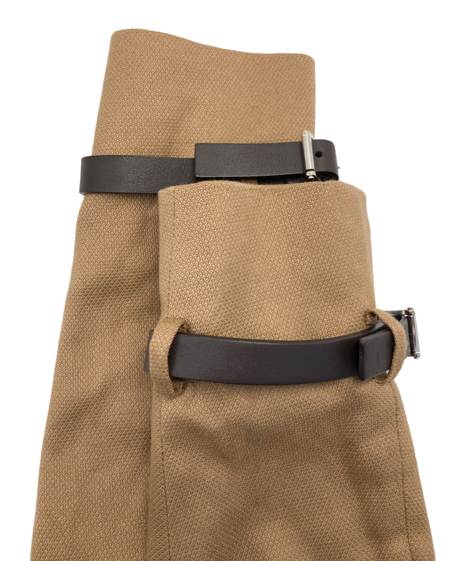 中古・古着通販】GUCCI (グッチ) ノーカラージャケット ベージュ