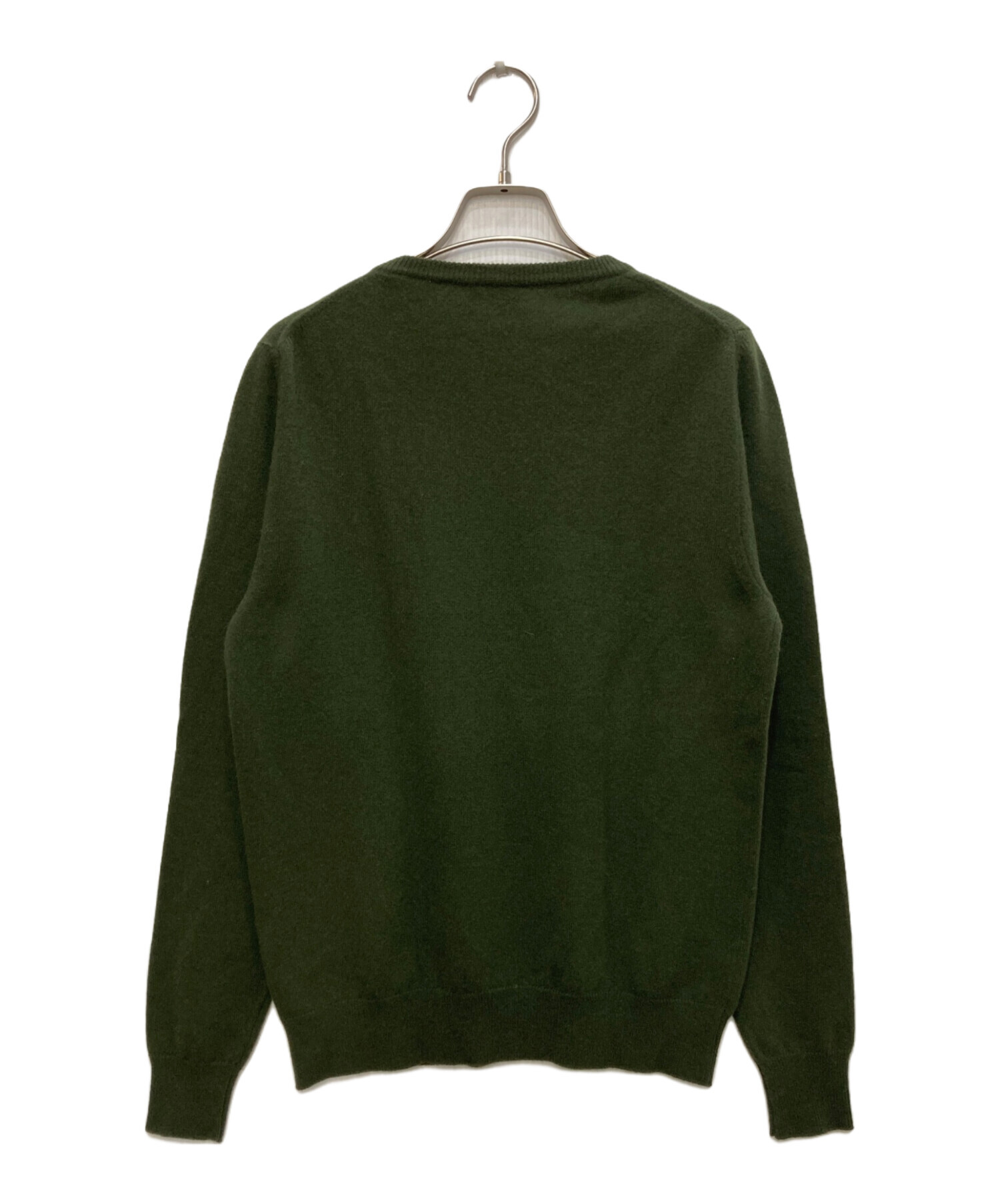 中古・古着通販】Zanone (ザノーネ) ウールカシミヤニット カーキ 