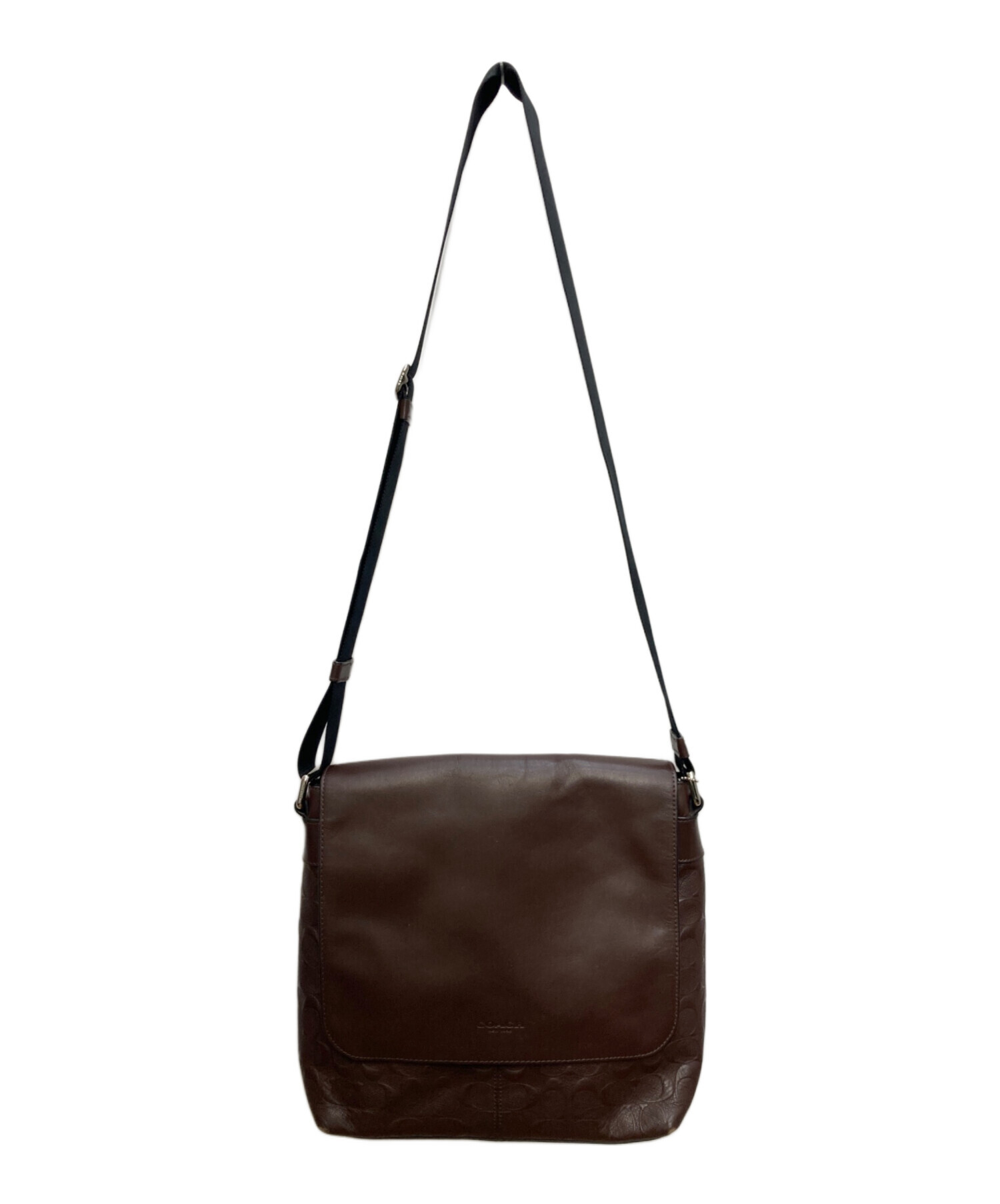 中古・古着通販】COACH (コーチ) ショルダーバッグ ブラウン｜ブランド