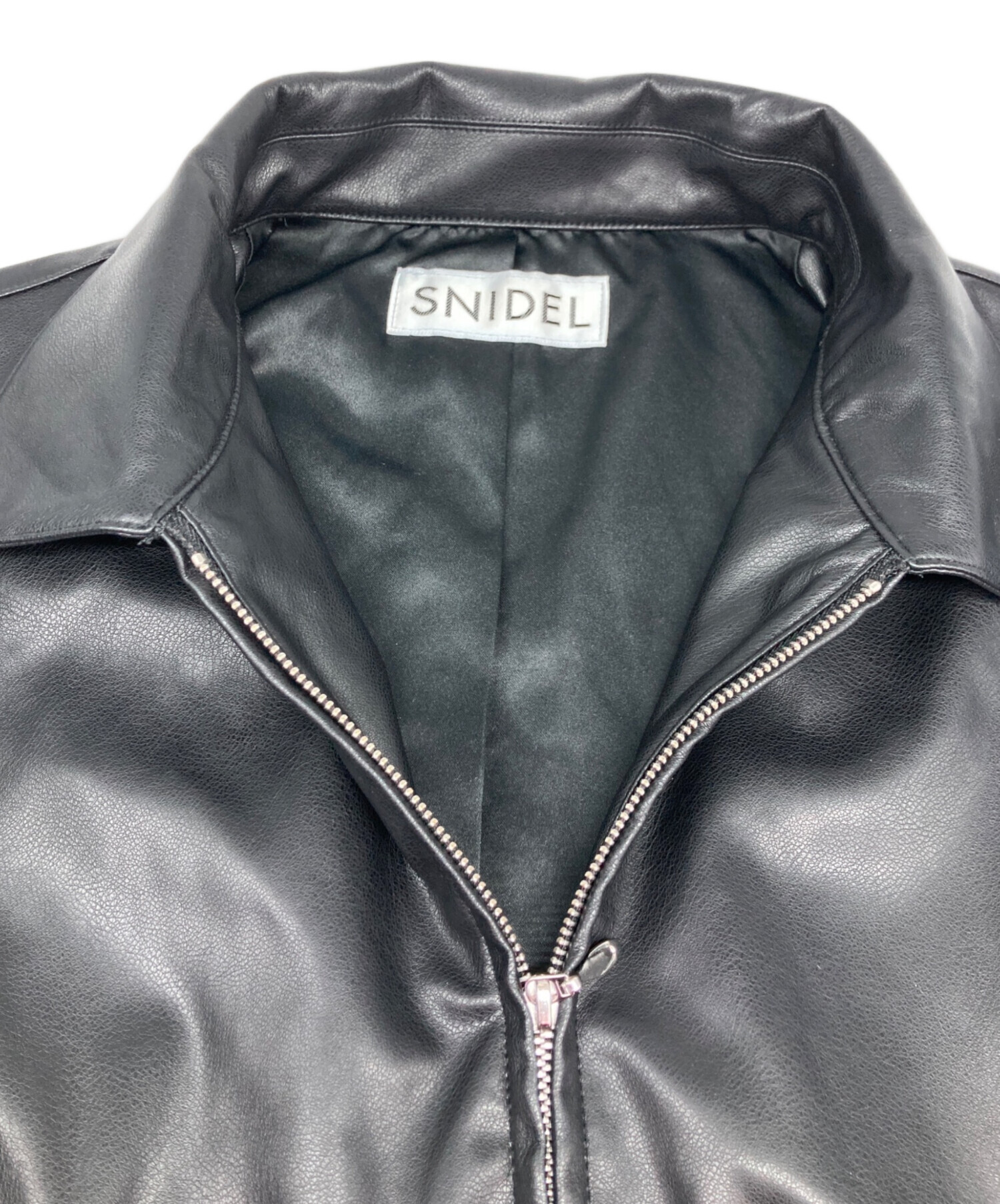 中古・古着通販】Snidel (スナイデル) フェイクレザージャケット