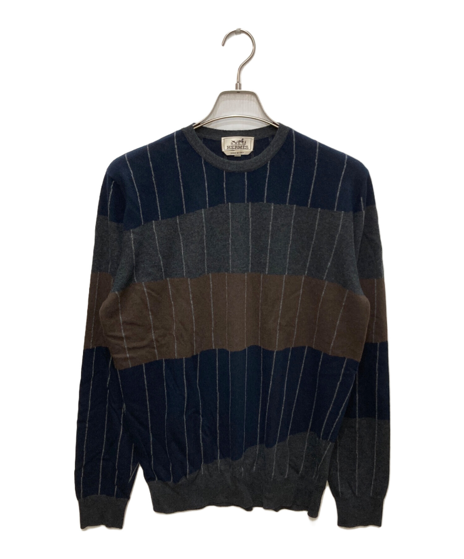 中古・古着通販】HERMES (エルメス) カシミヤニット グレー