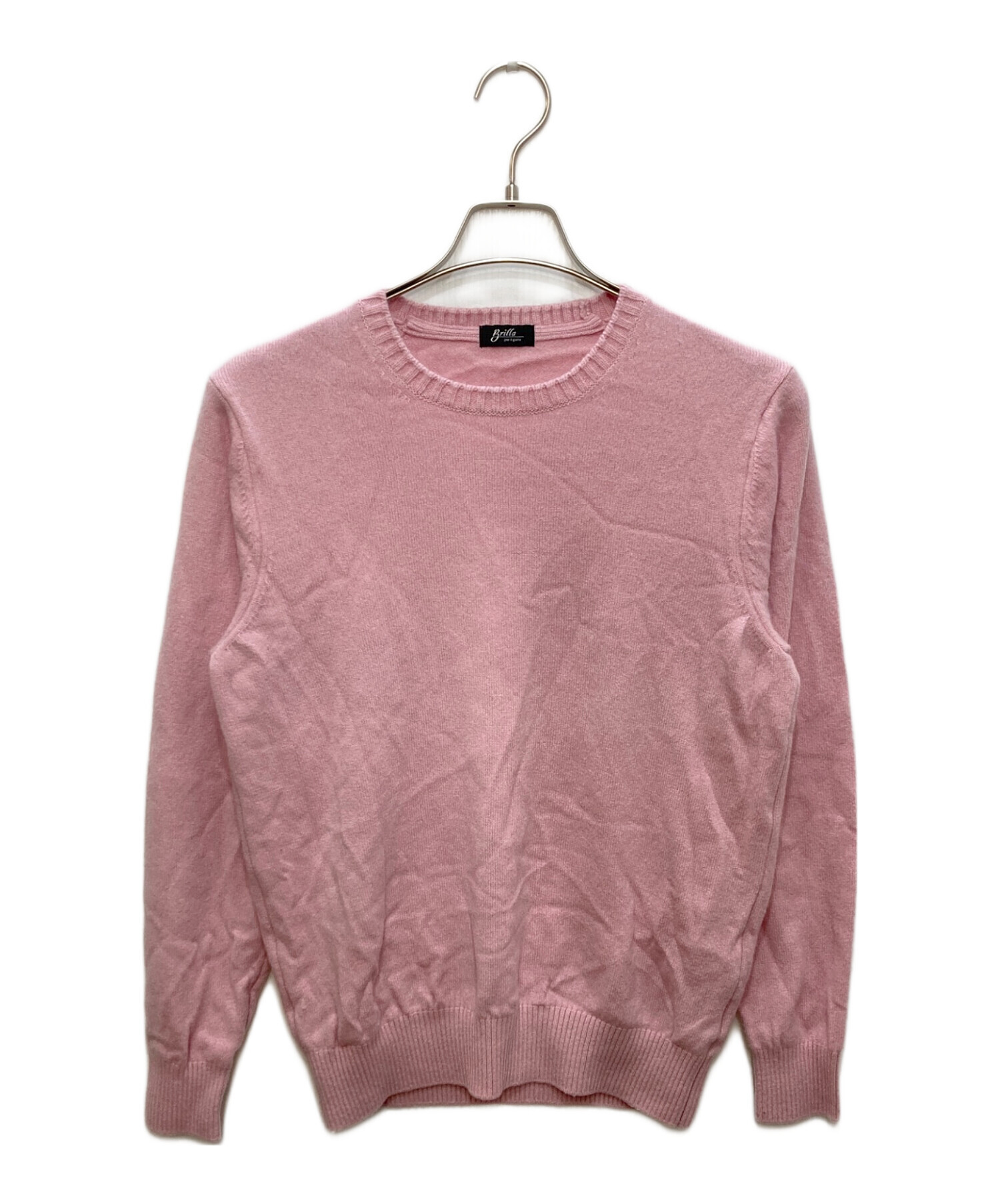 新品Brilla per il gusto カシミヤ クルーネックニット 【公式通販】