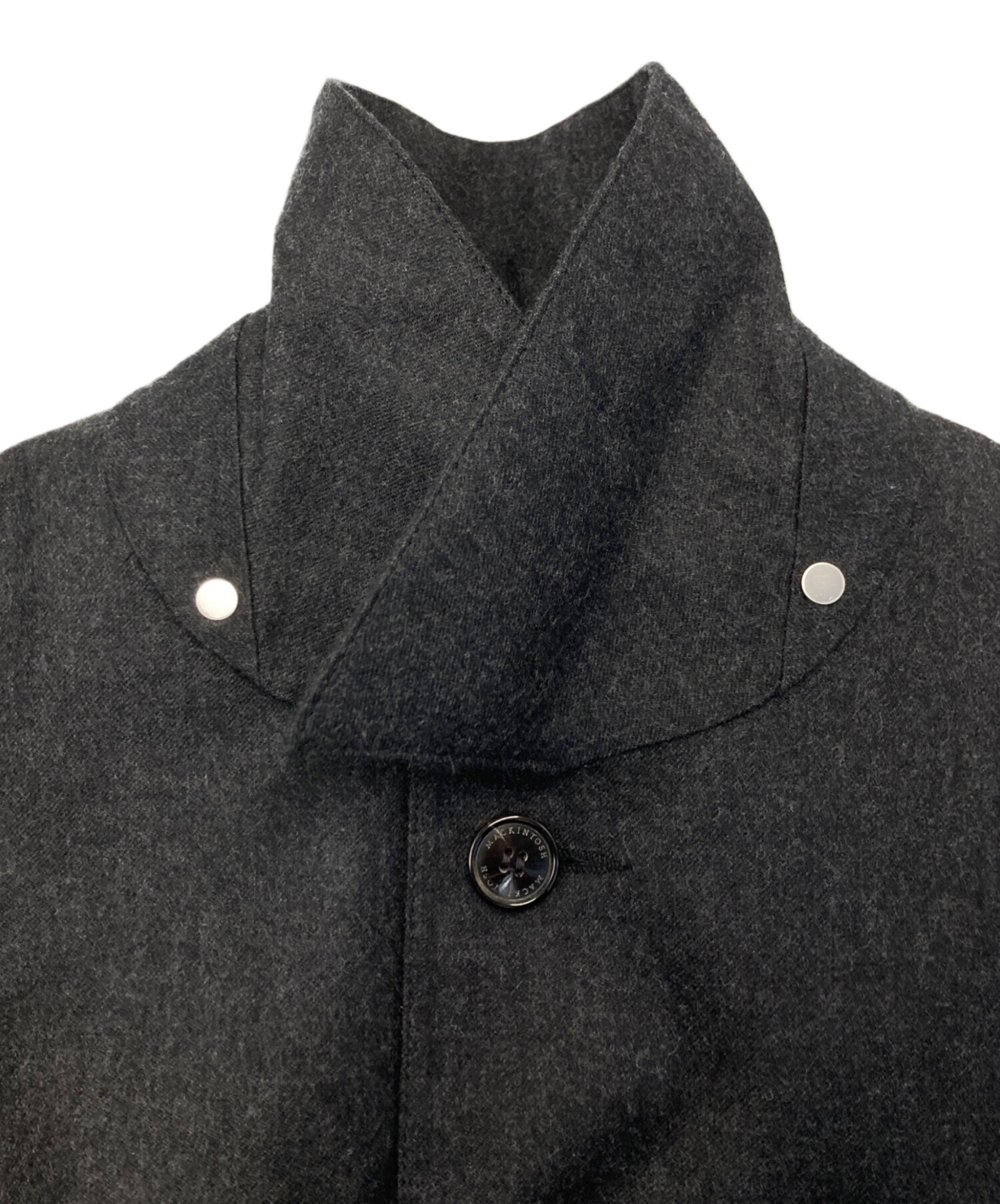 中古・古着通販】MACKINTOSH (マッキントッシュ) ゴム引きステンカラー